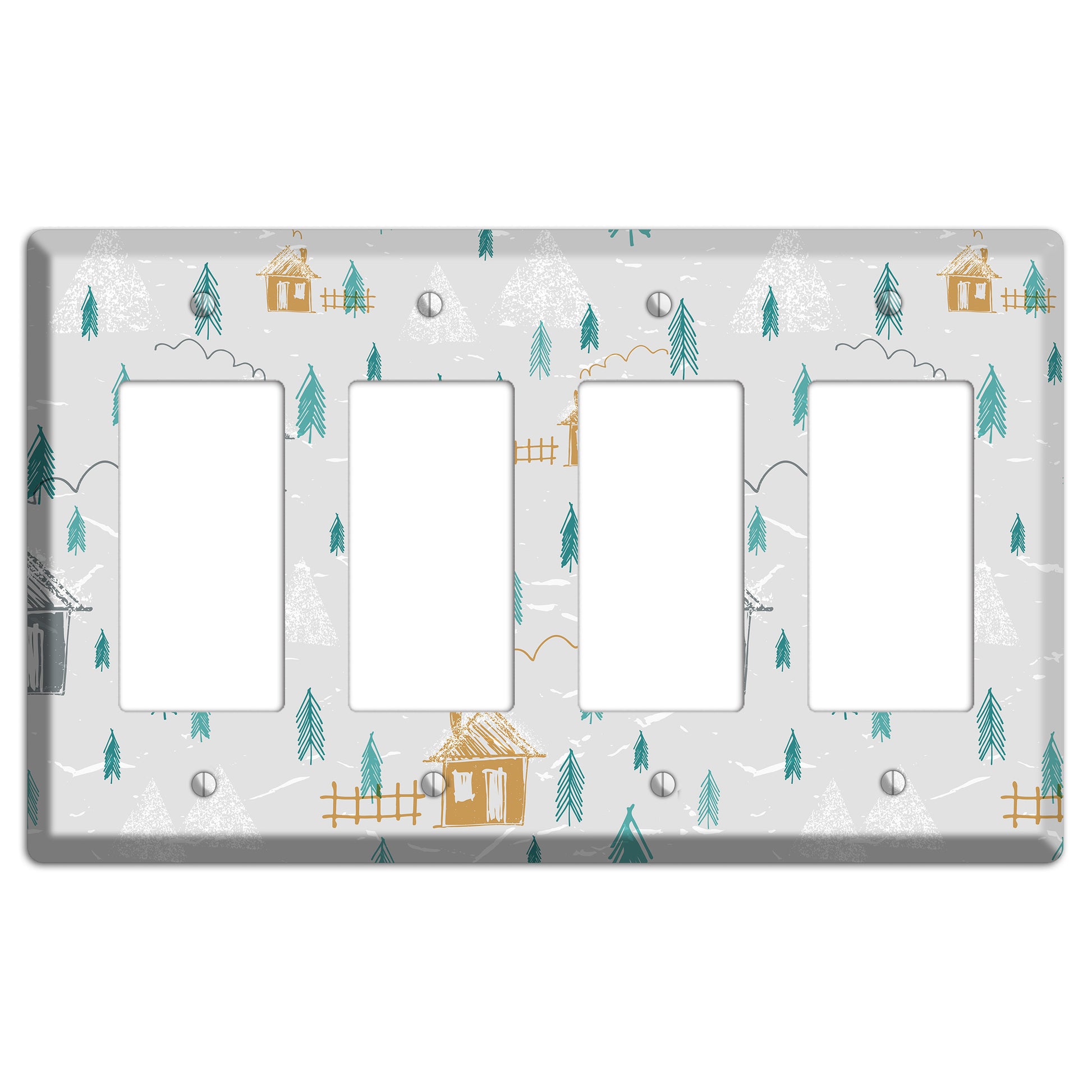 Wildlife Neighborhoods 2 4 Rocker Wallplate
