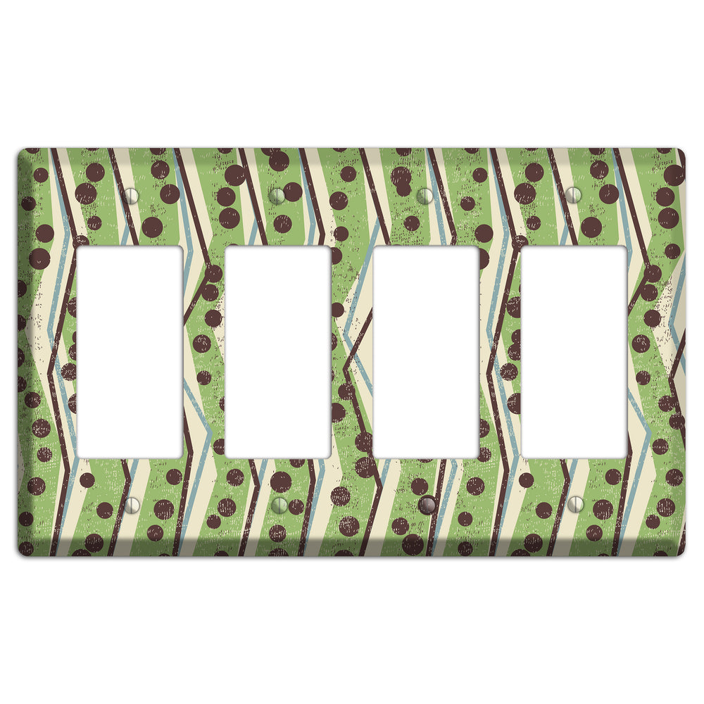 Coffee Plantation 4 Rocker Wallplate