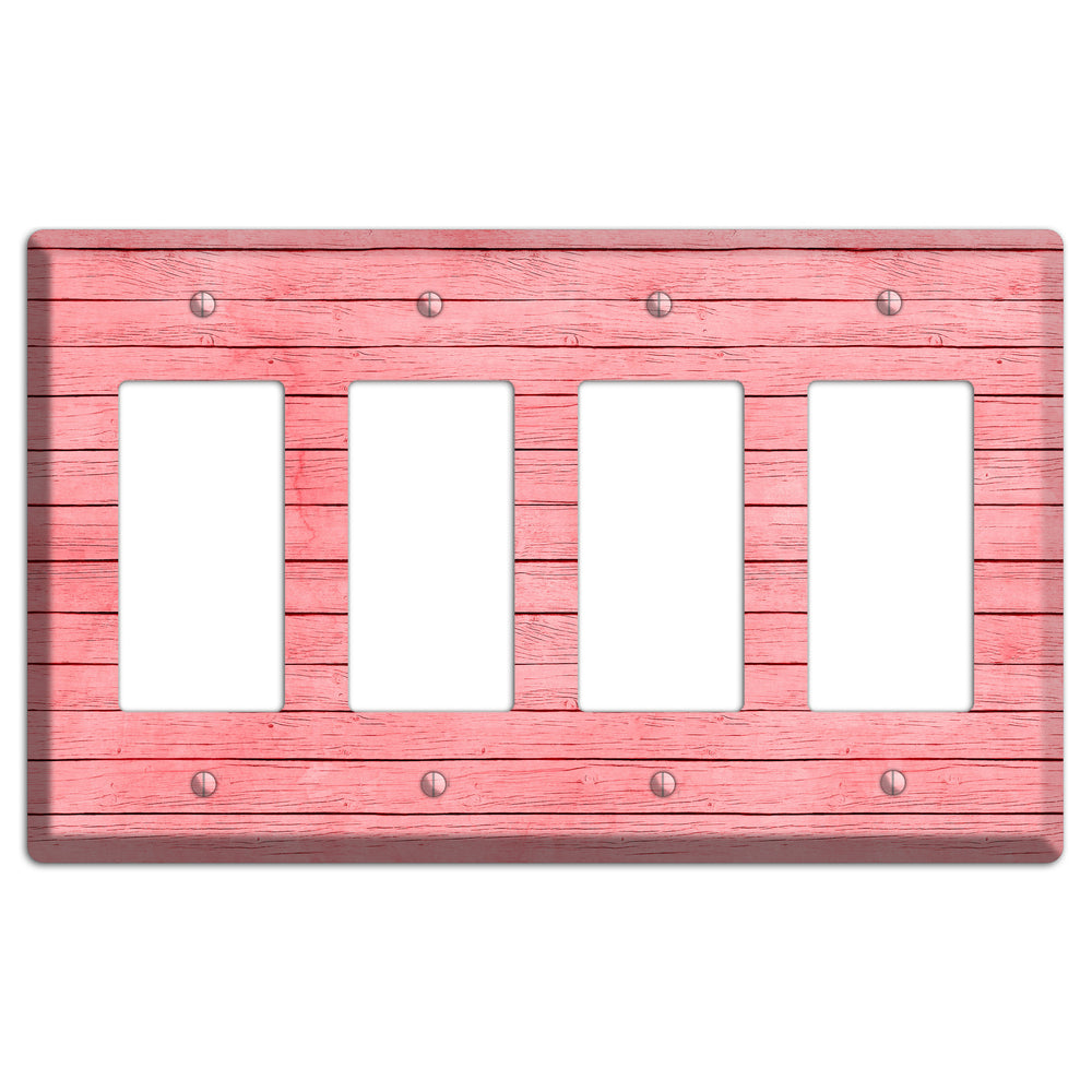 Sea Pink Soft Coral 4 Rocker Wallplate