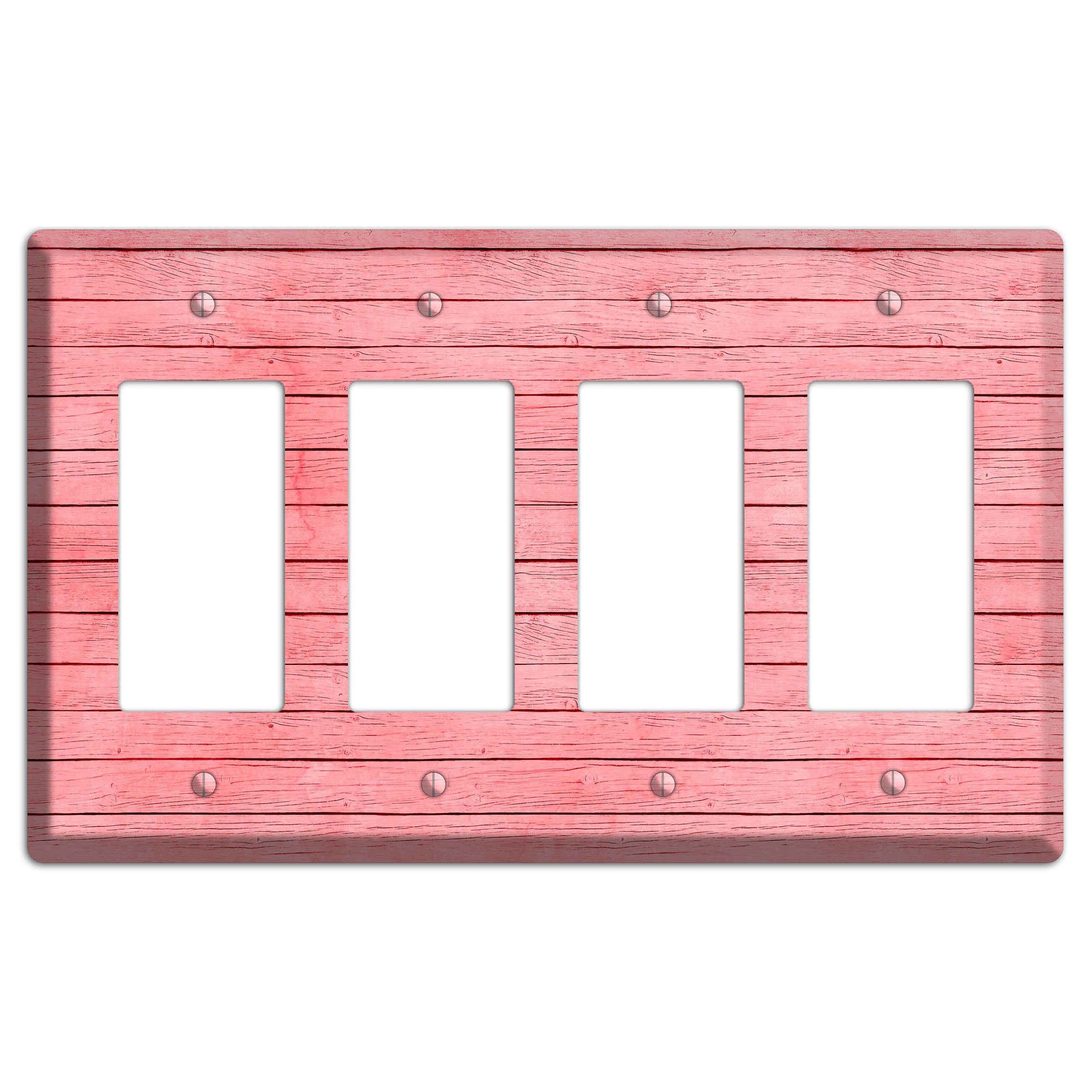 Sea Pink Soft Coral 4 Rocker Wallplate