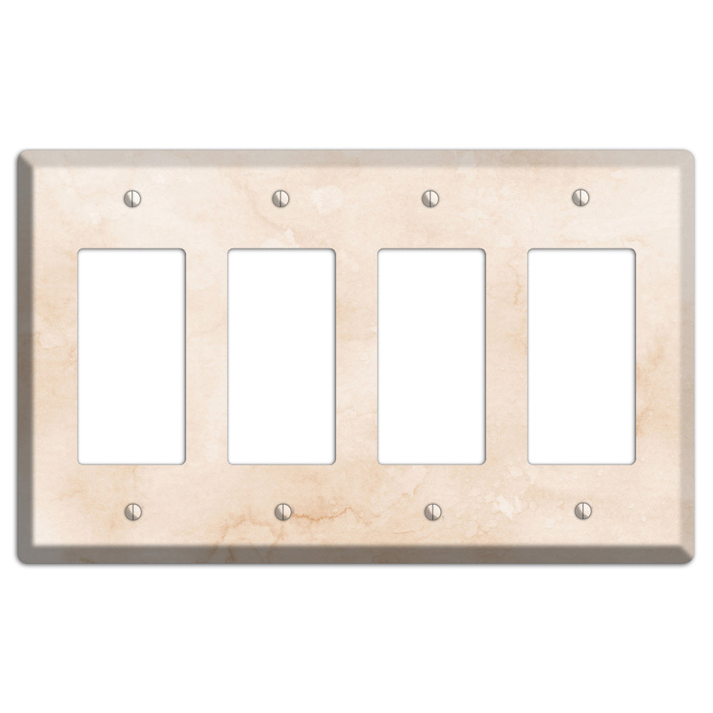 Janna Neutral Texture 4 Rocker Wallplate