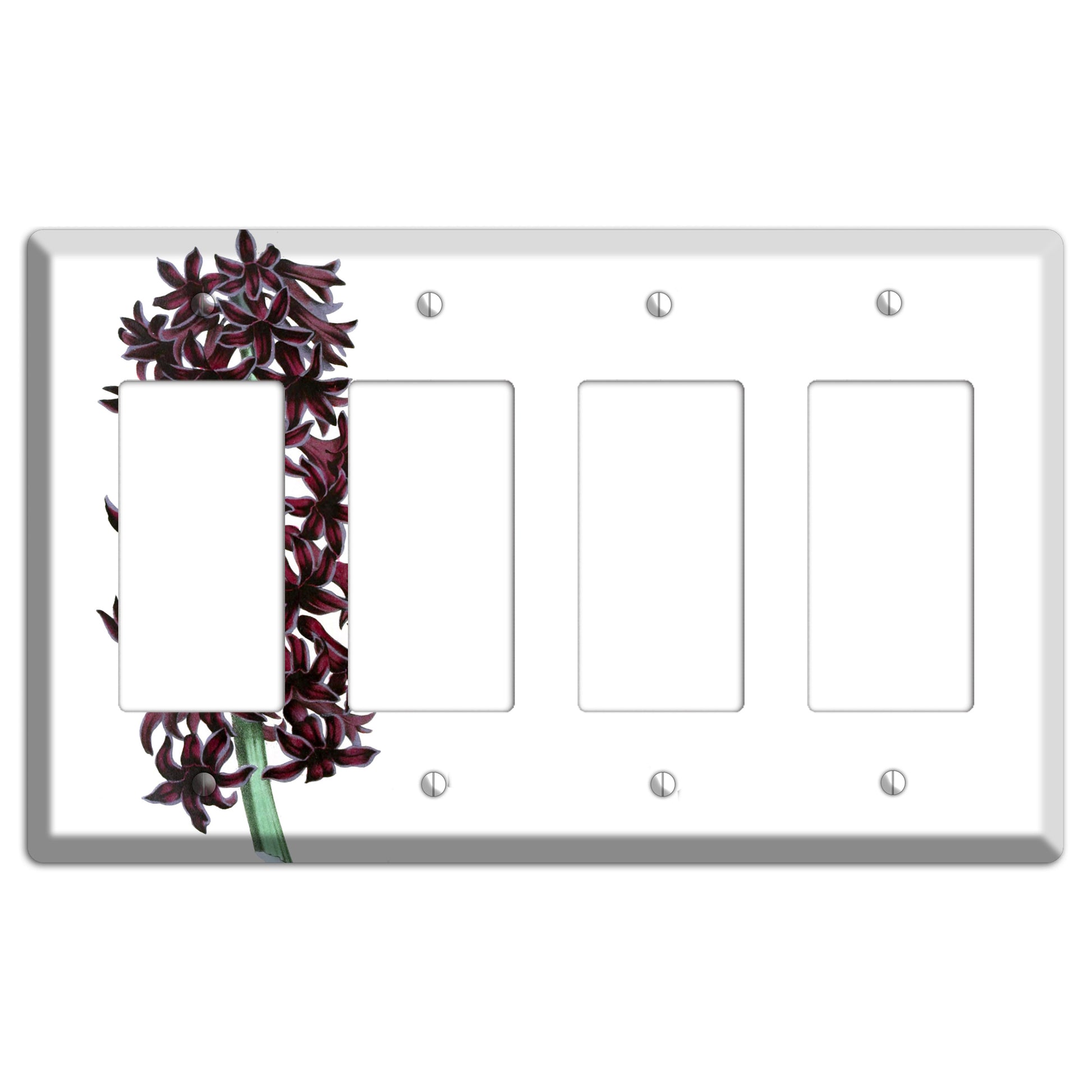 Jacinth 4 Rocker Wallplate