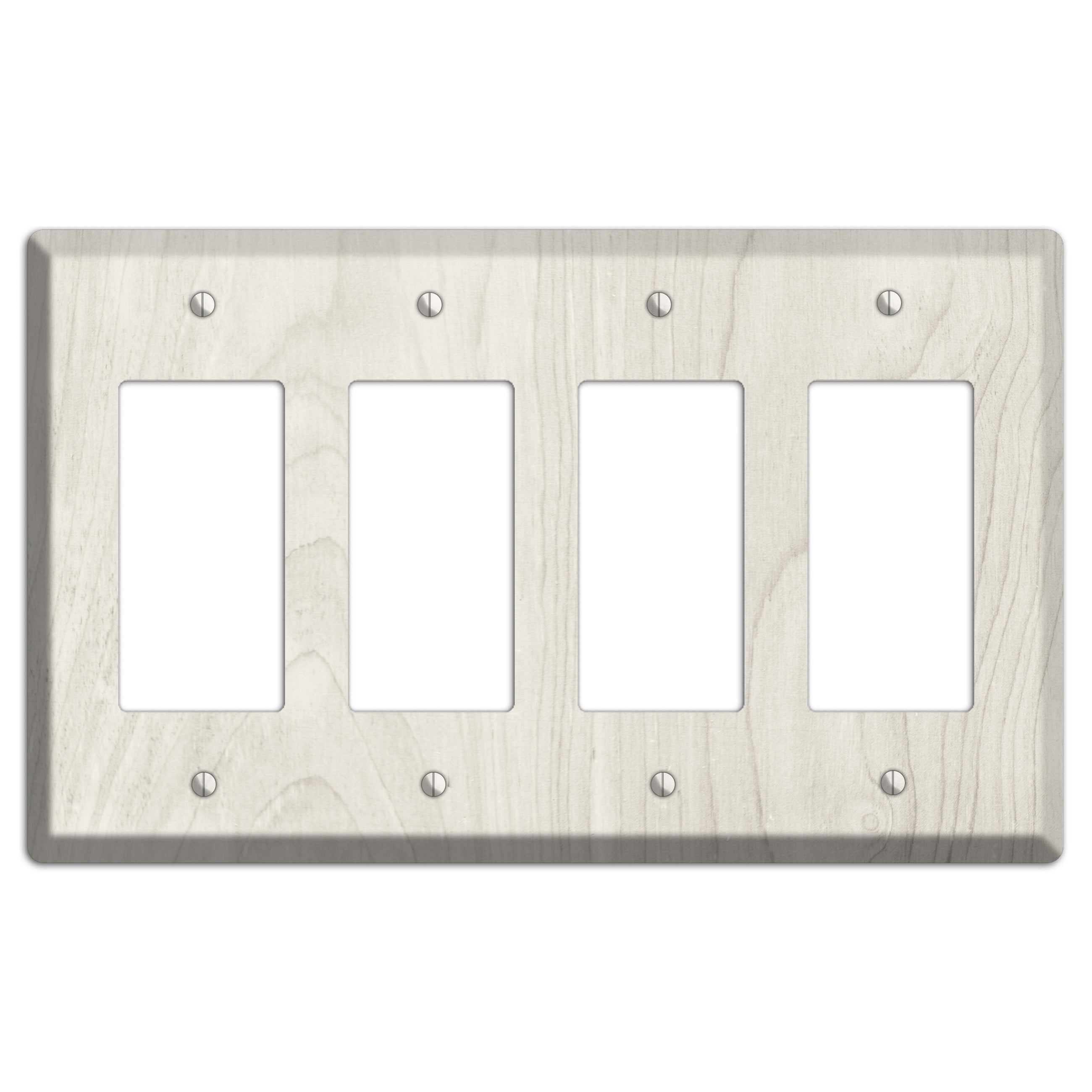 Pearl Bush Antique 4 Rocker Wallplate