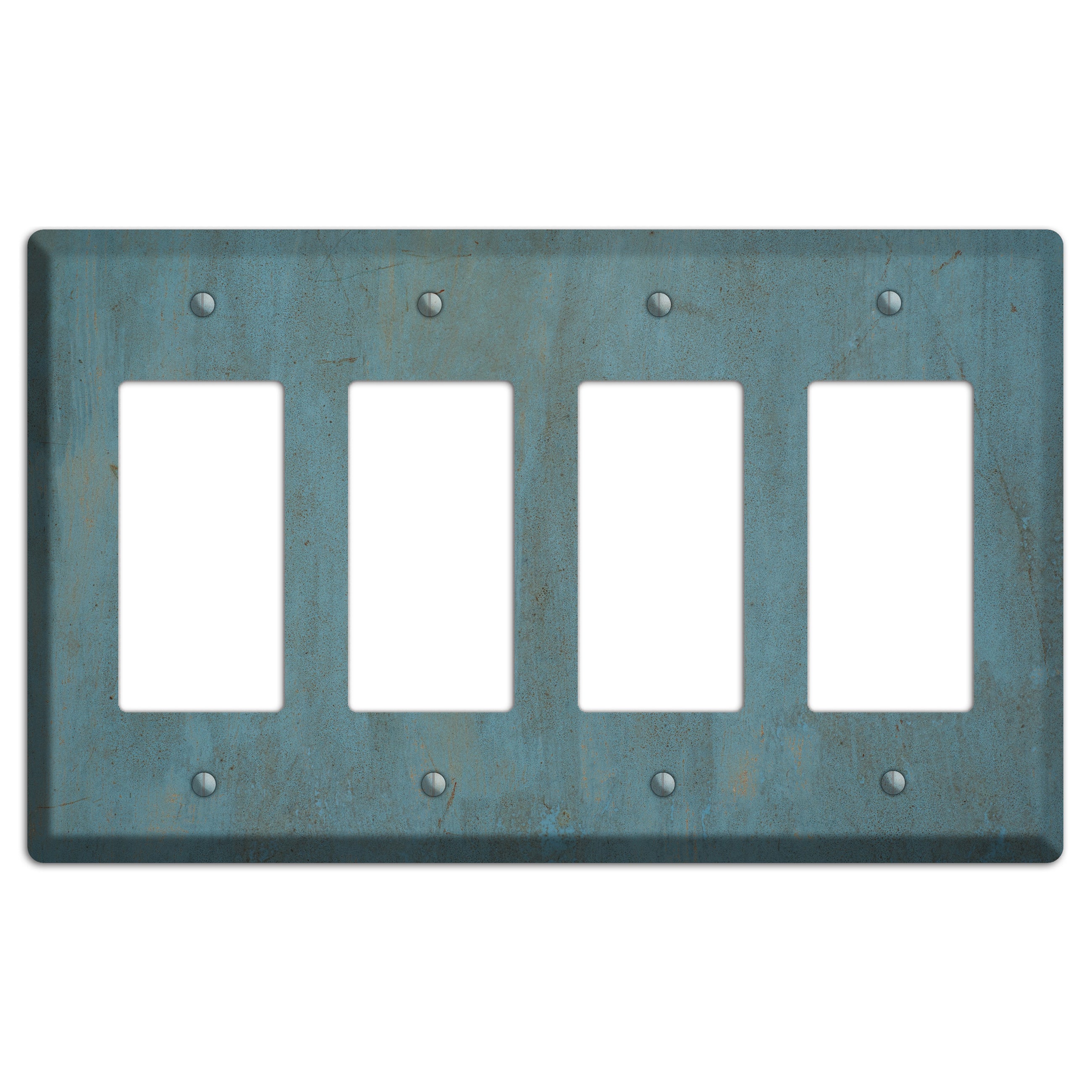 Slate Concrete 4 Rocker Wallplate
