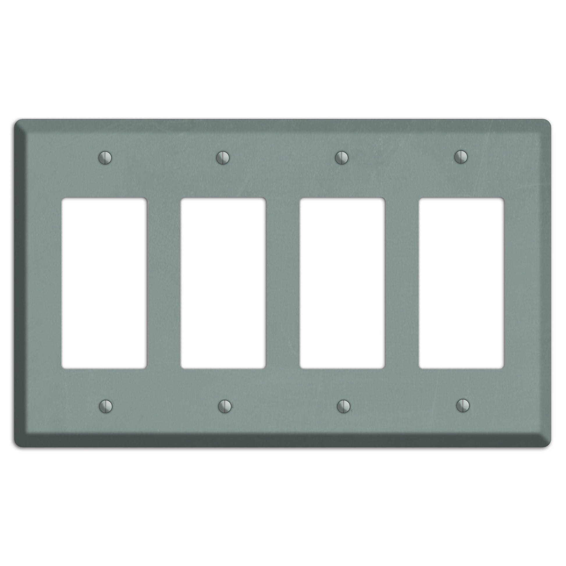 Chalk Faded Gree 4 Rocker Wallplate
