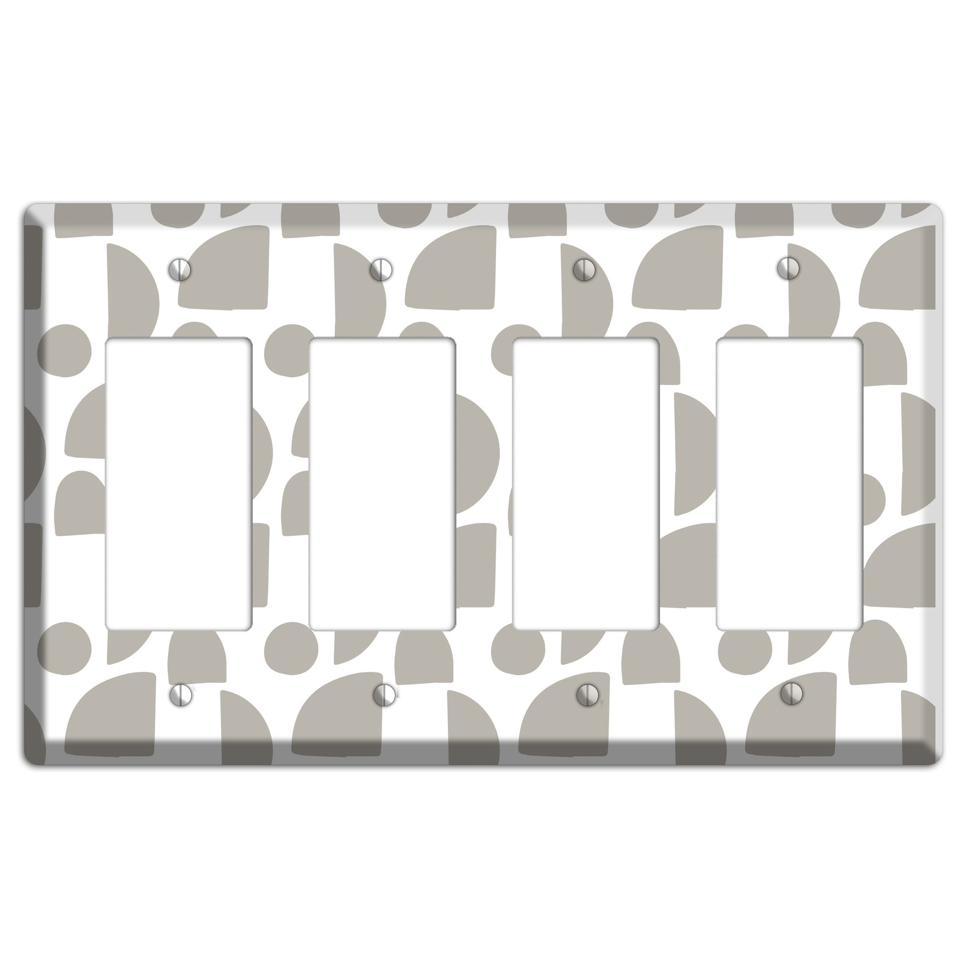 Simple Scandanavian Style L 4 Rocker Wallplate