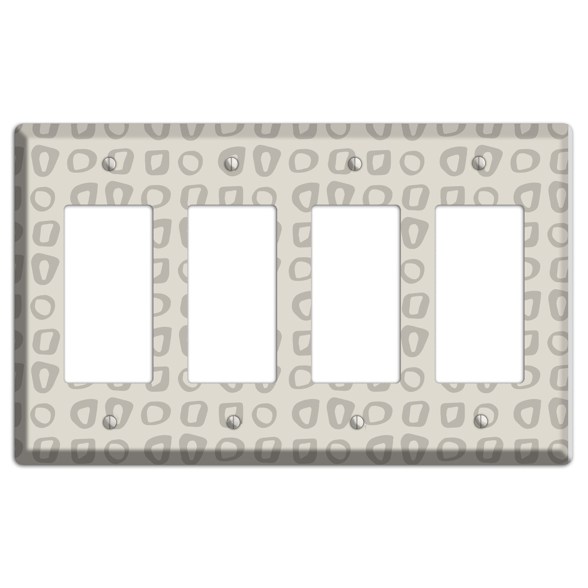 Simple Scandanavian Style V 4 Rocker Wallplate