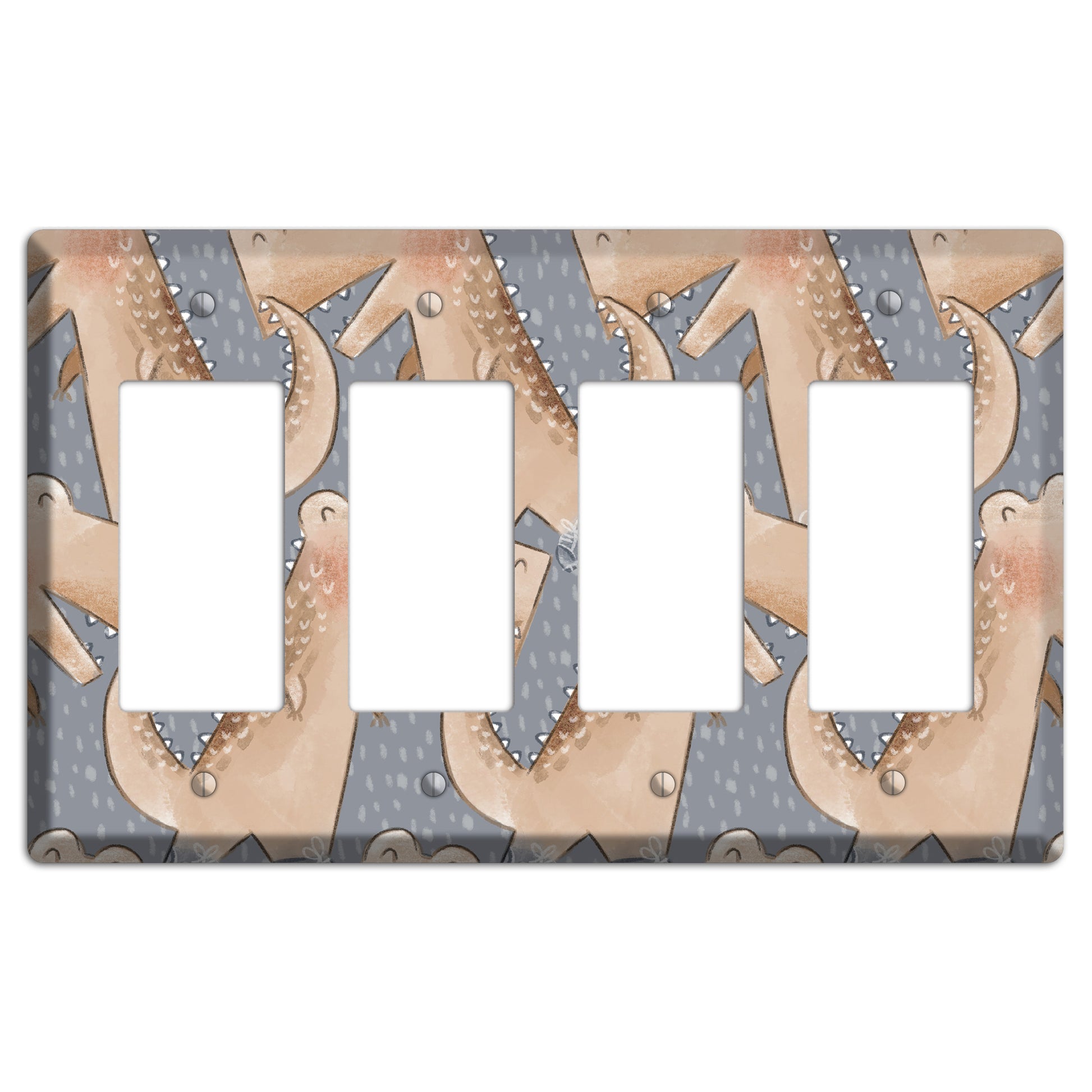 Alligator March 4 Rocker Wallplate