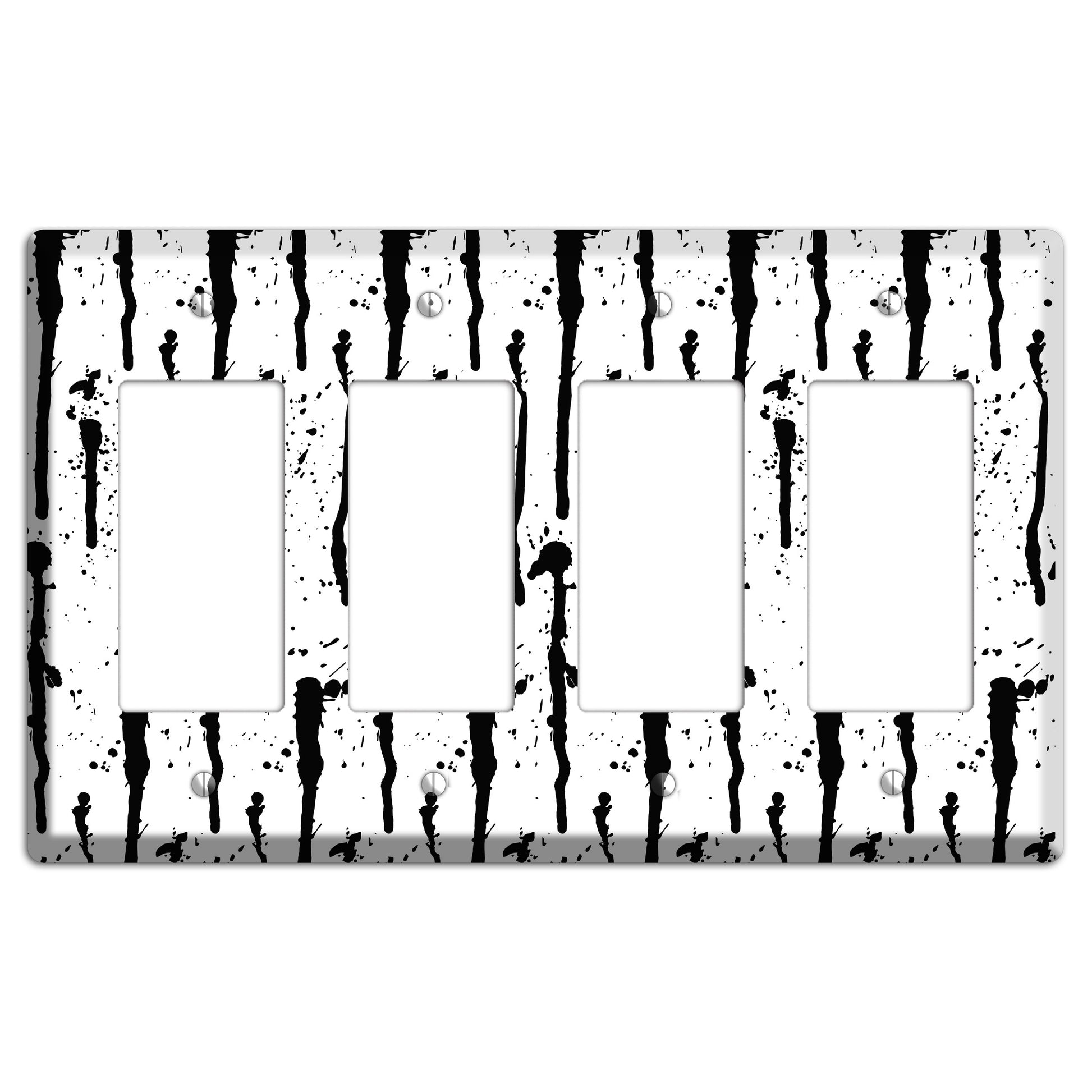 Ink Drips 9 4 Rocker Wallplate