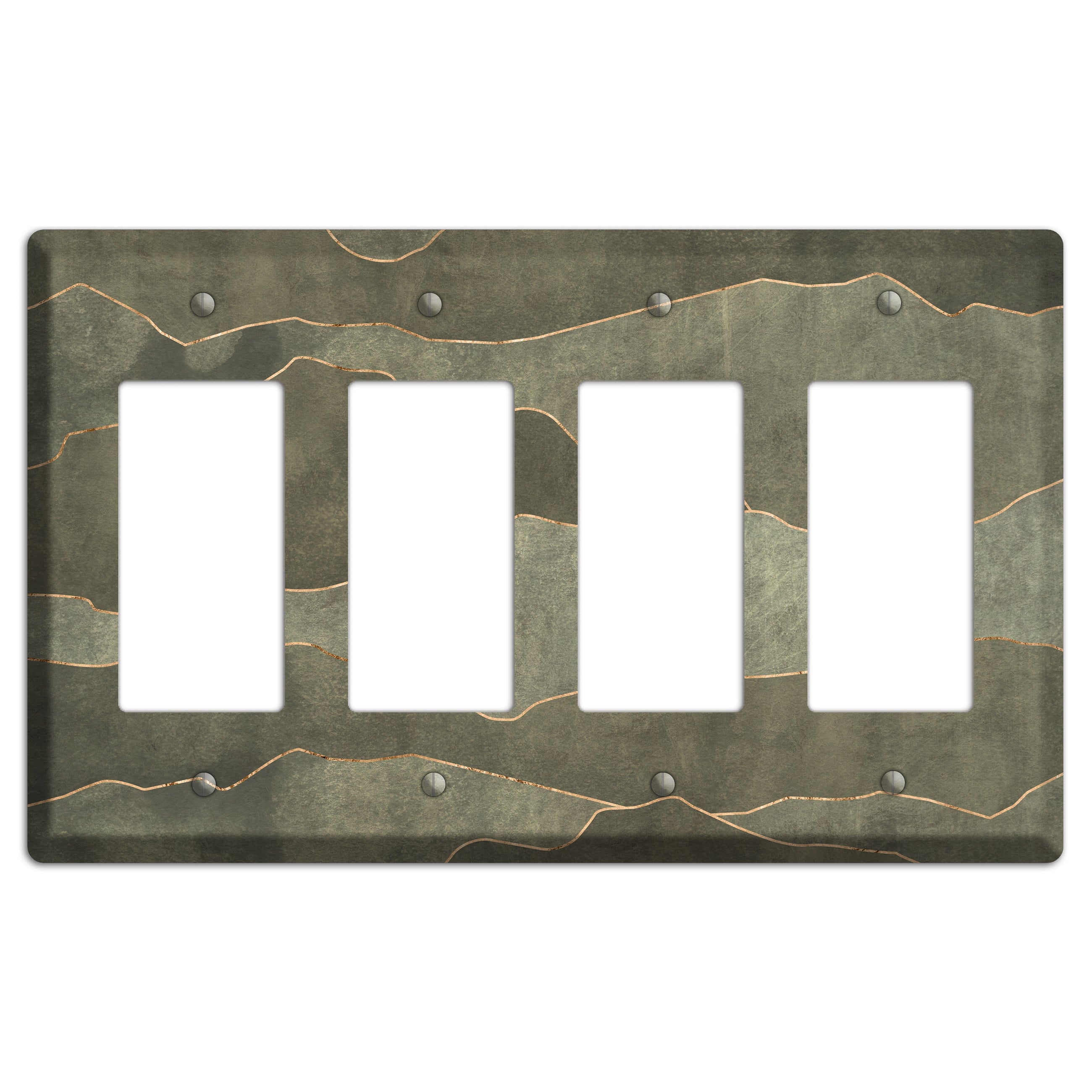 Jade Mountain Range 4 Rocker Wallplate