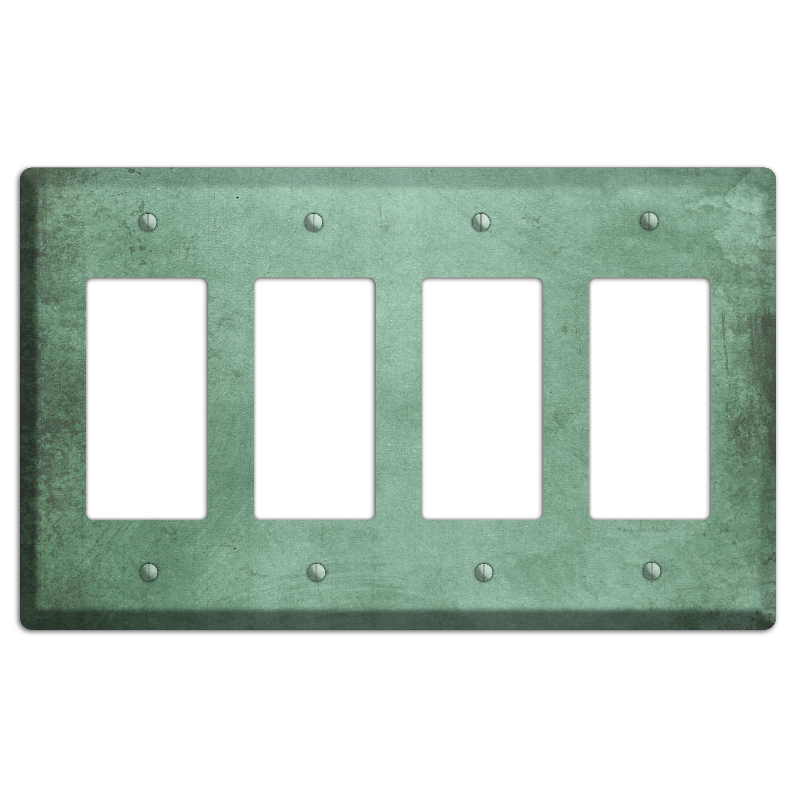 Bay Leaf Vintage Grunge 4 Rocker Wallplate