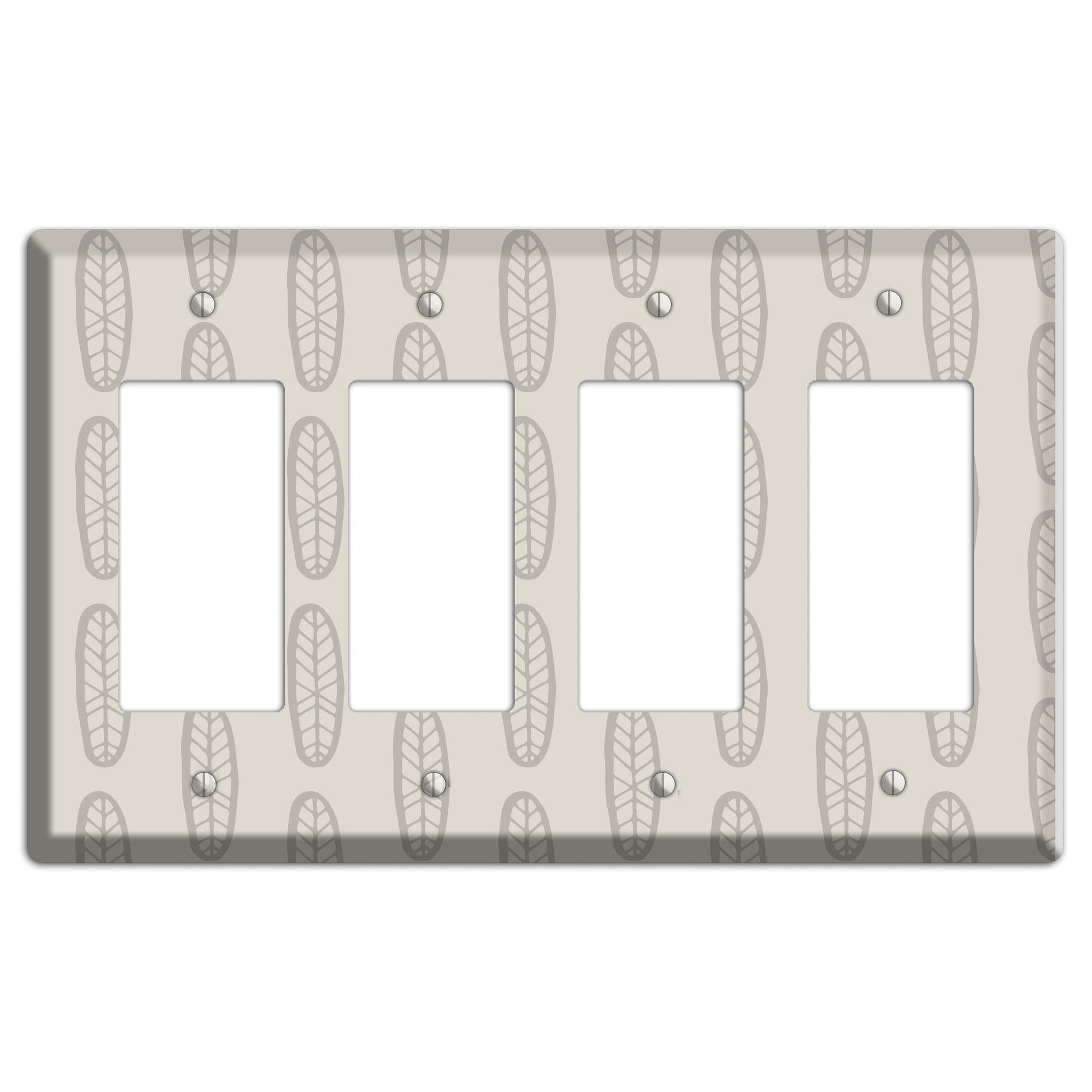 Simple Scandanavian Style K 4 Rocker Wallplate