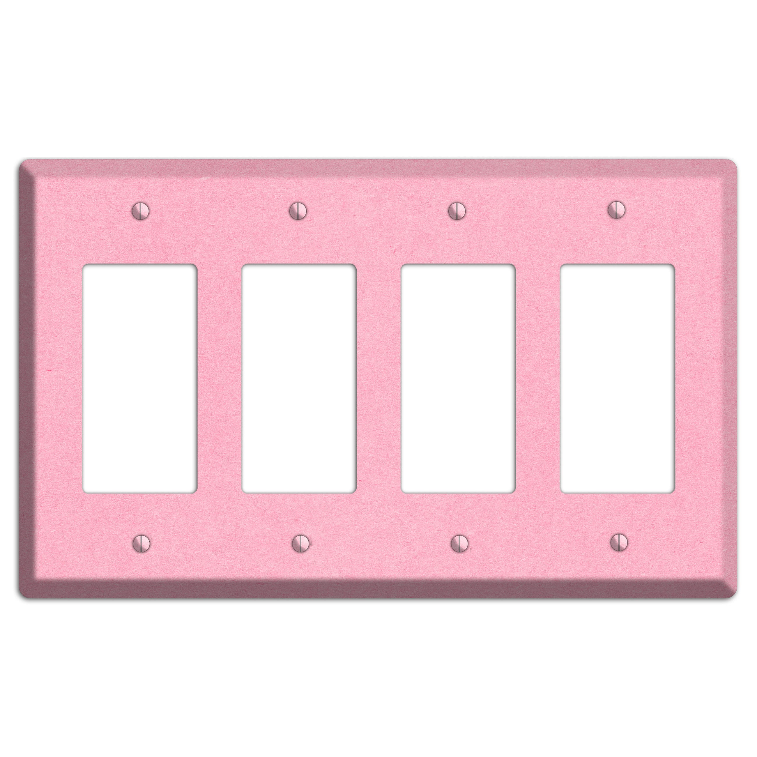 Lavender Pink Kraft 4 Rocker Wallplate