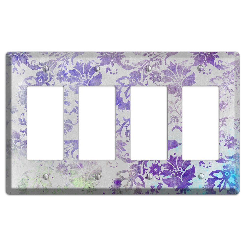 Chatelle Whimsical Damask 4 Rocker Wallplate