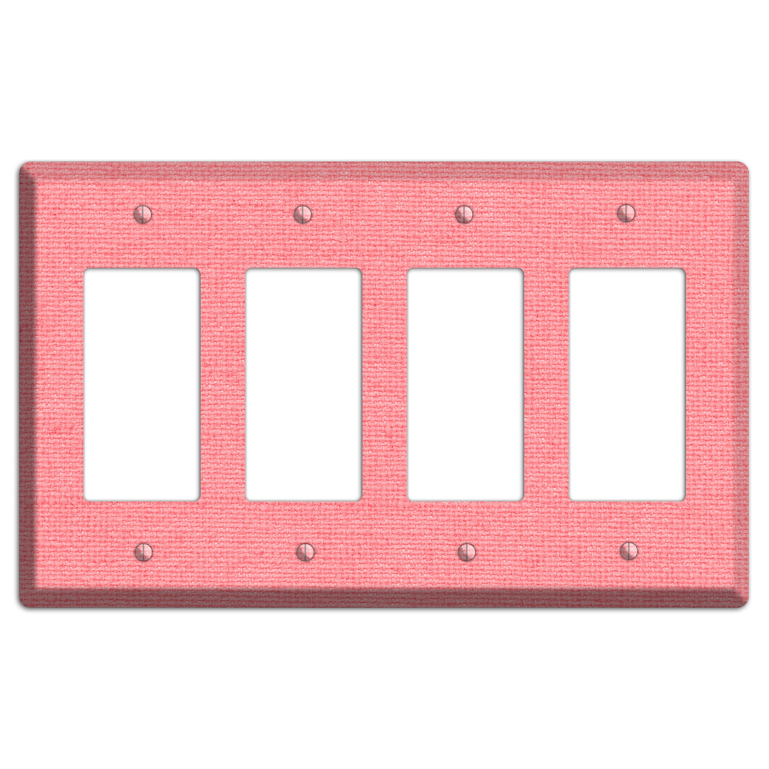 Sweet Pink Soft Coral 4 Rocker Wallplate