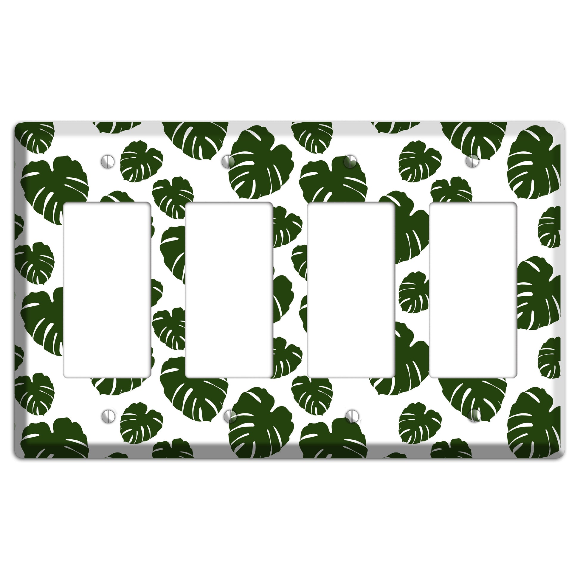 Leaves Style JJ 4 Rocker Wallplate