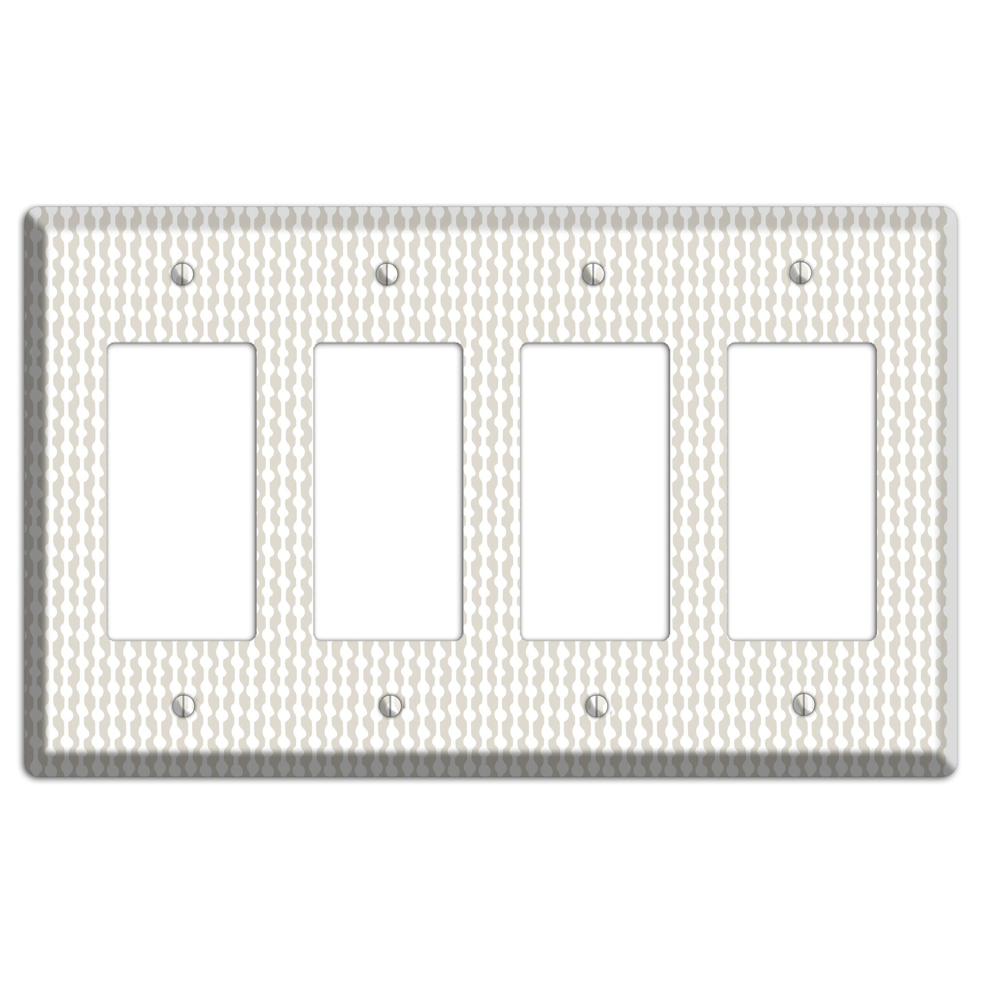 Simple Scandanavian Style C 4 Rocker Wallplate