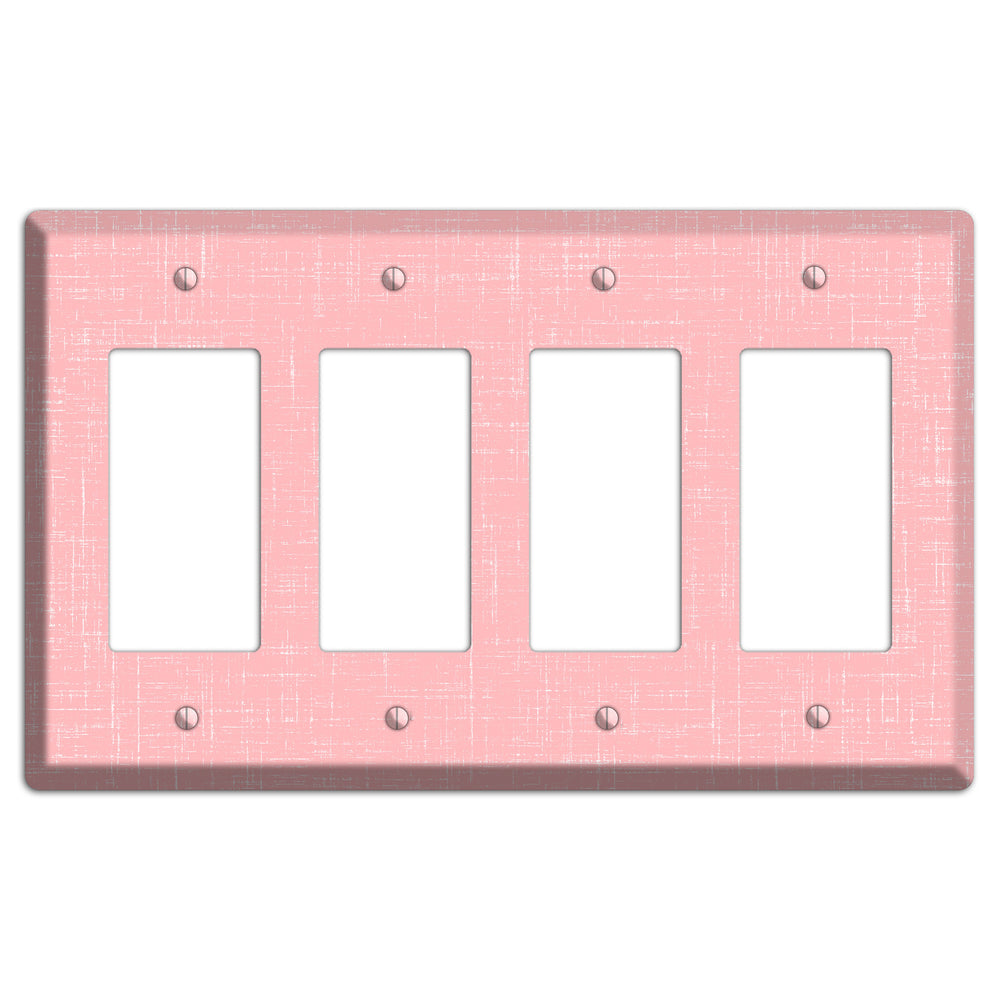 Amber Soft Coral 4 Rocker Wallplate