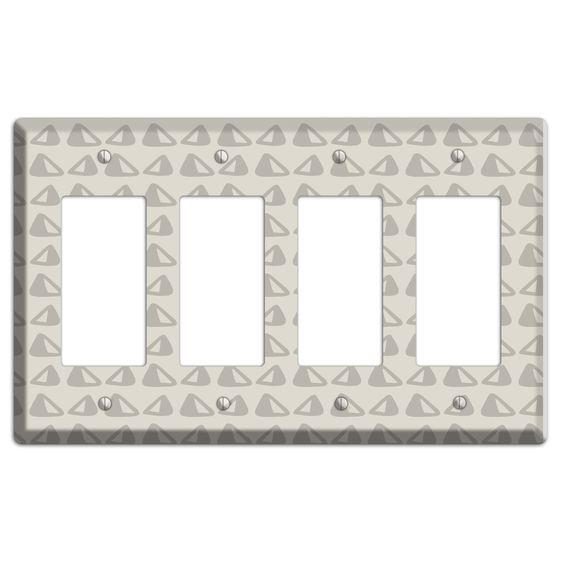 Simple Scandanavian Style NN 4 Rocker Wallplate