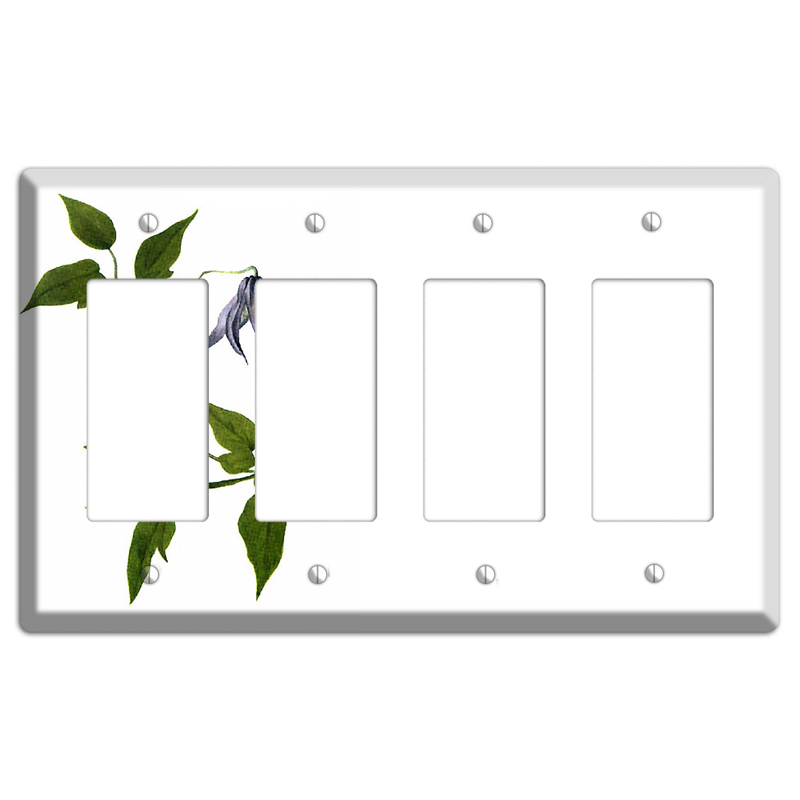 Clematis Columbiana 4 Rocker Wallplate