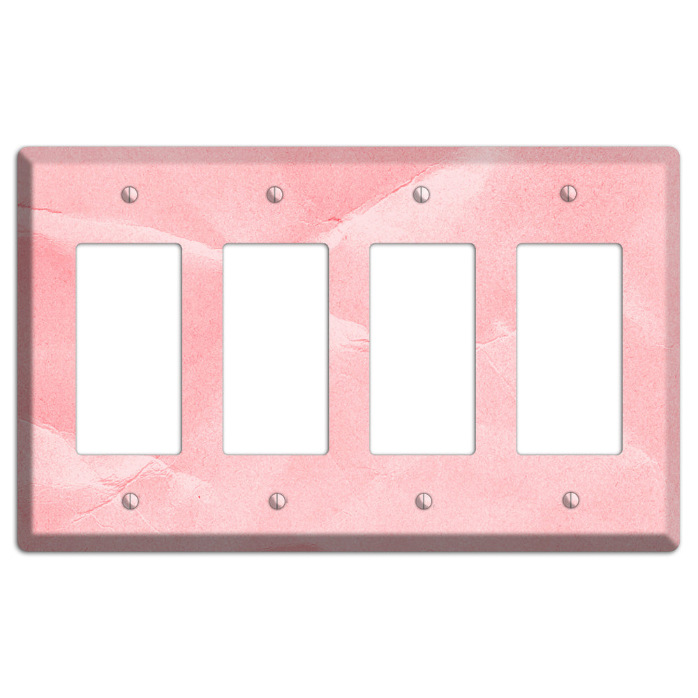 Pink Soft Coral 4 Rocker Wallplate