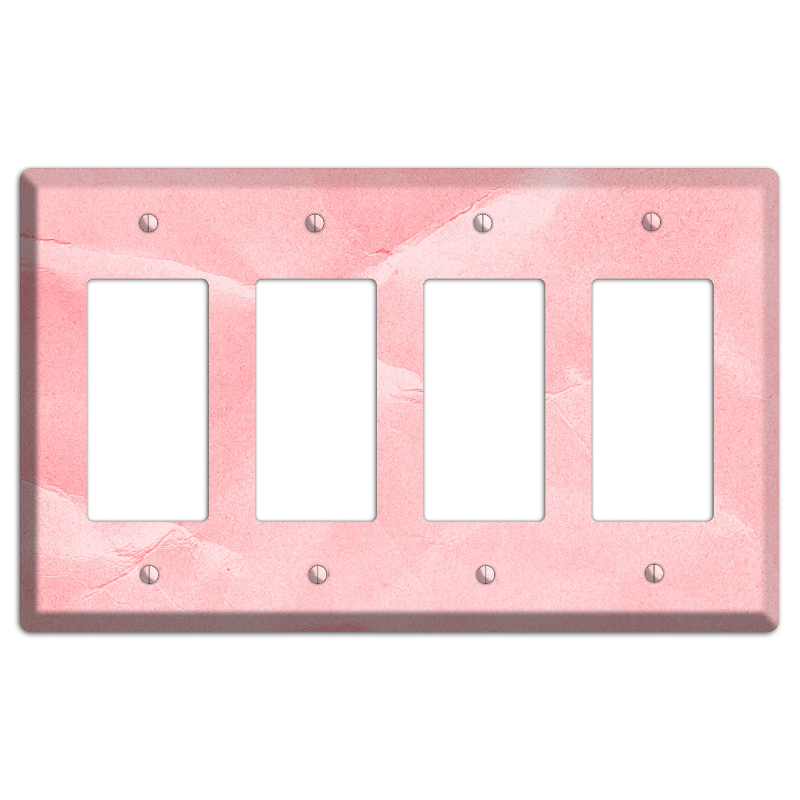 Pink Soft Coral 4 Rocker Wallplate