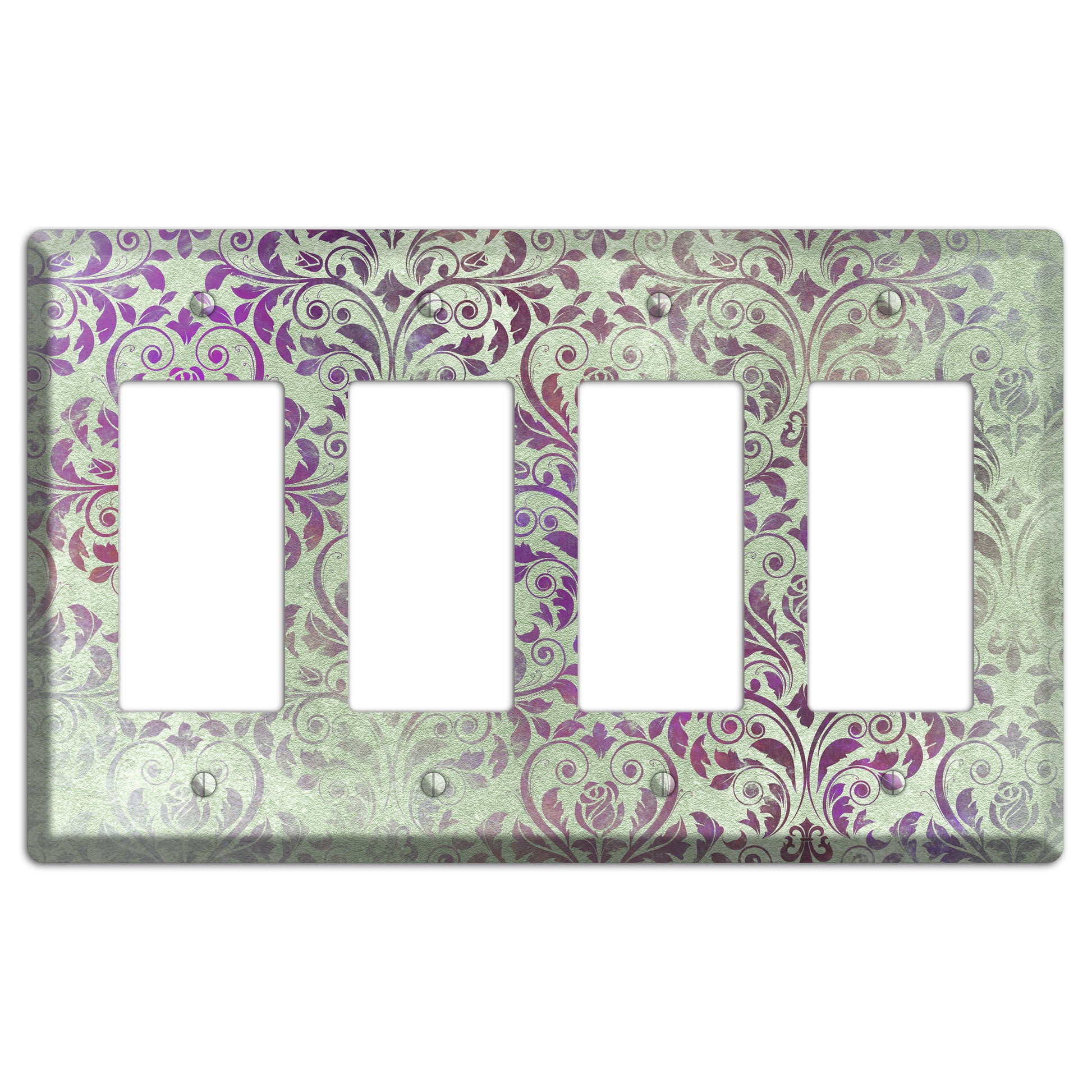 Venus Whimsical Damask 4 Rocker Wallplate