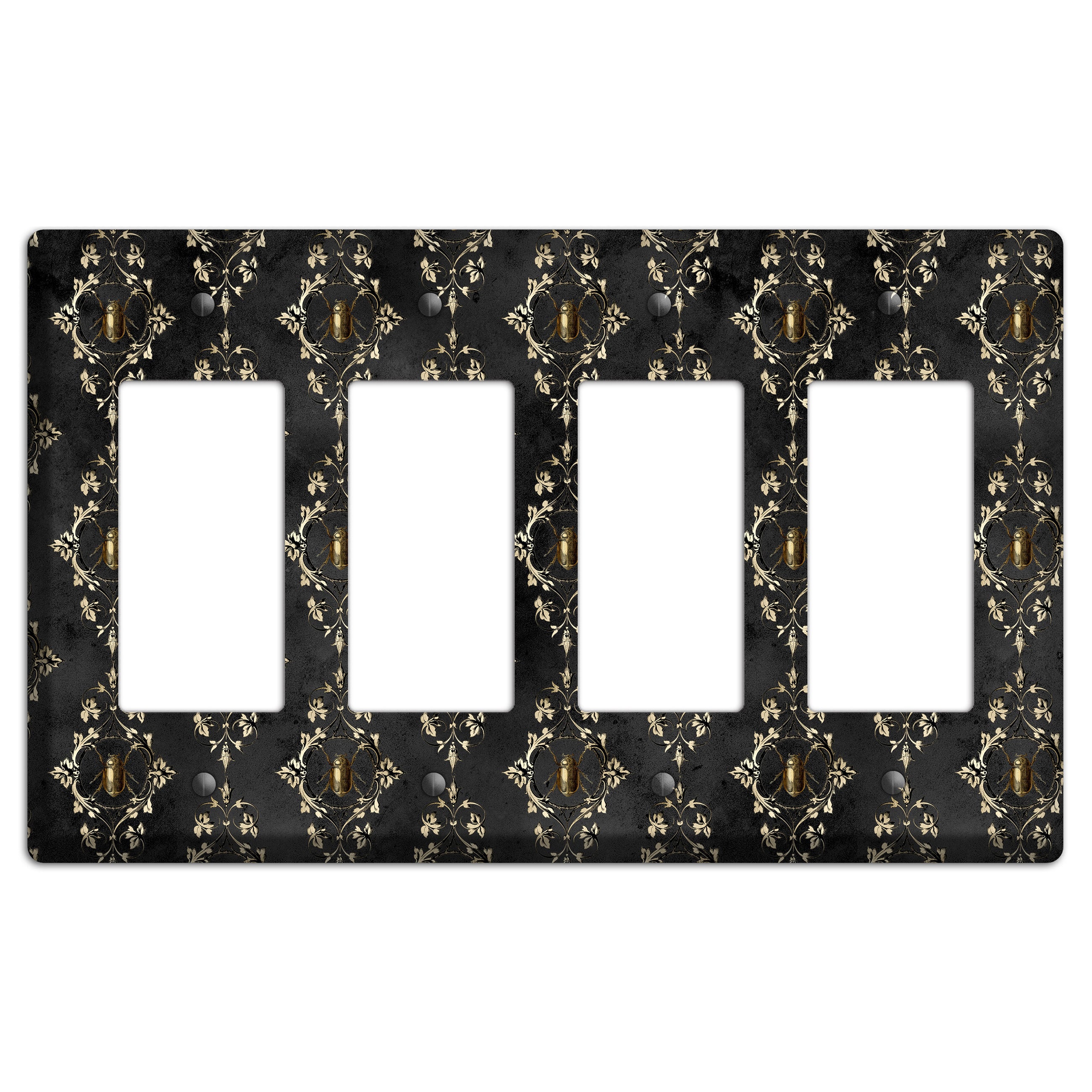 Edgar Allen Poe Beetle 4 Rocker Wallplate