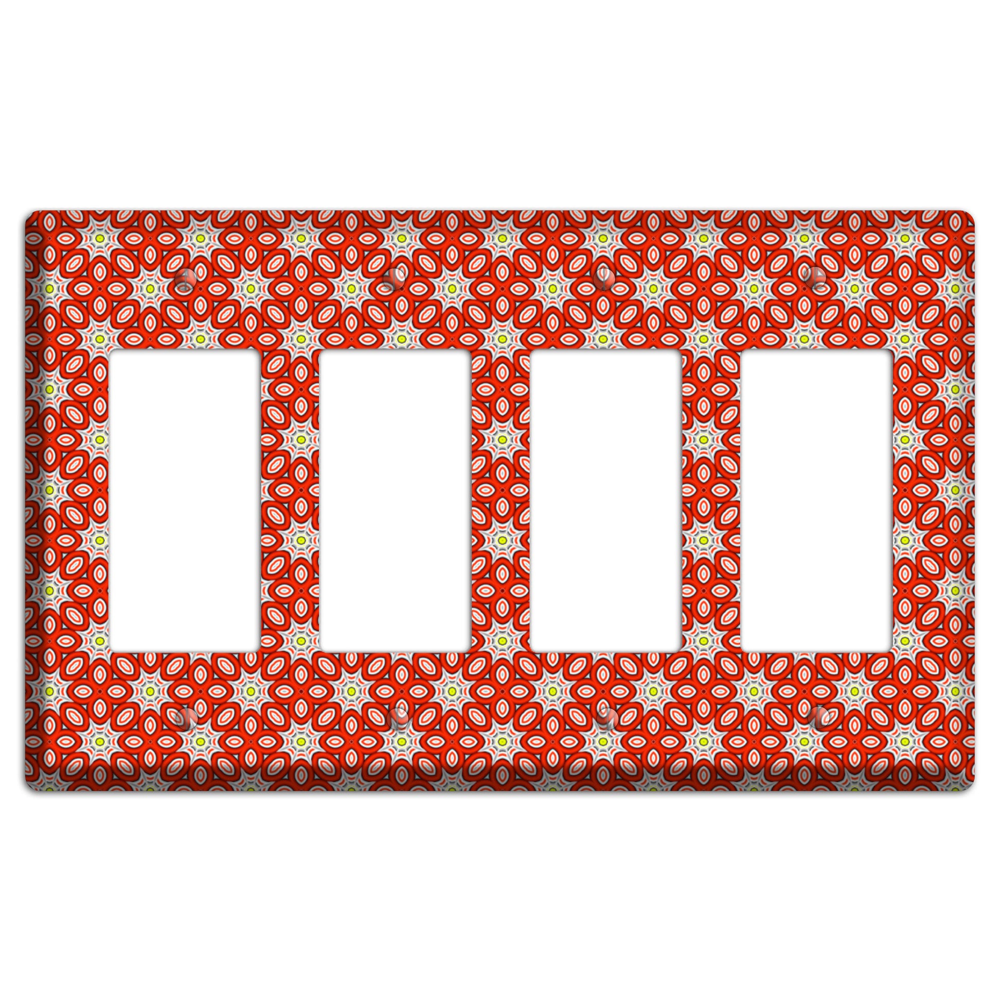 Red Foulard 2 4 Rocker Wallplate