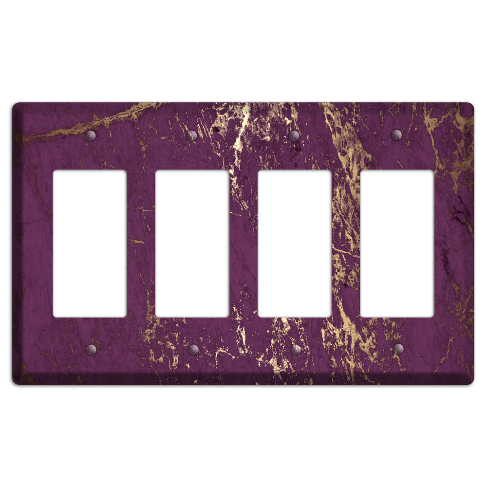Finn Marble 4 Rocker Wallplate