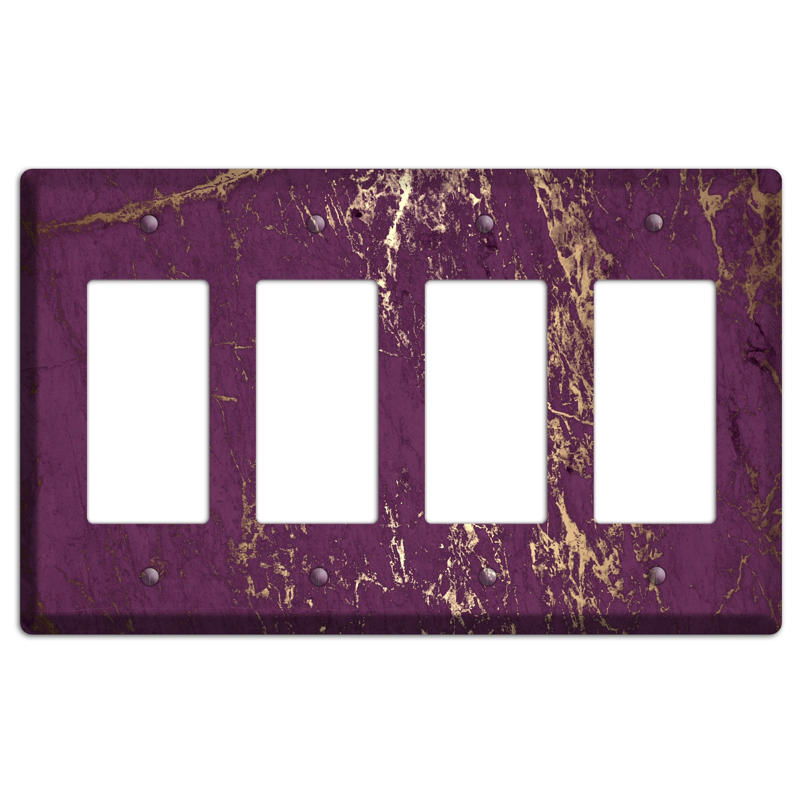 Finn Marble 4 Rocker Wallplate