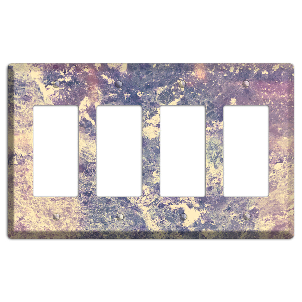 Manatee Marble 4 Rocker Wallplate