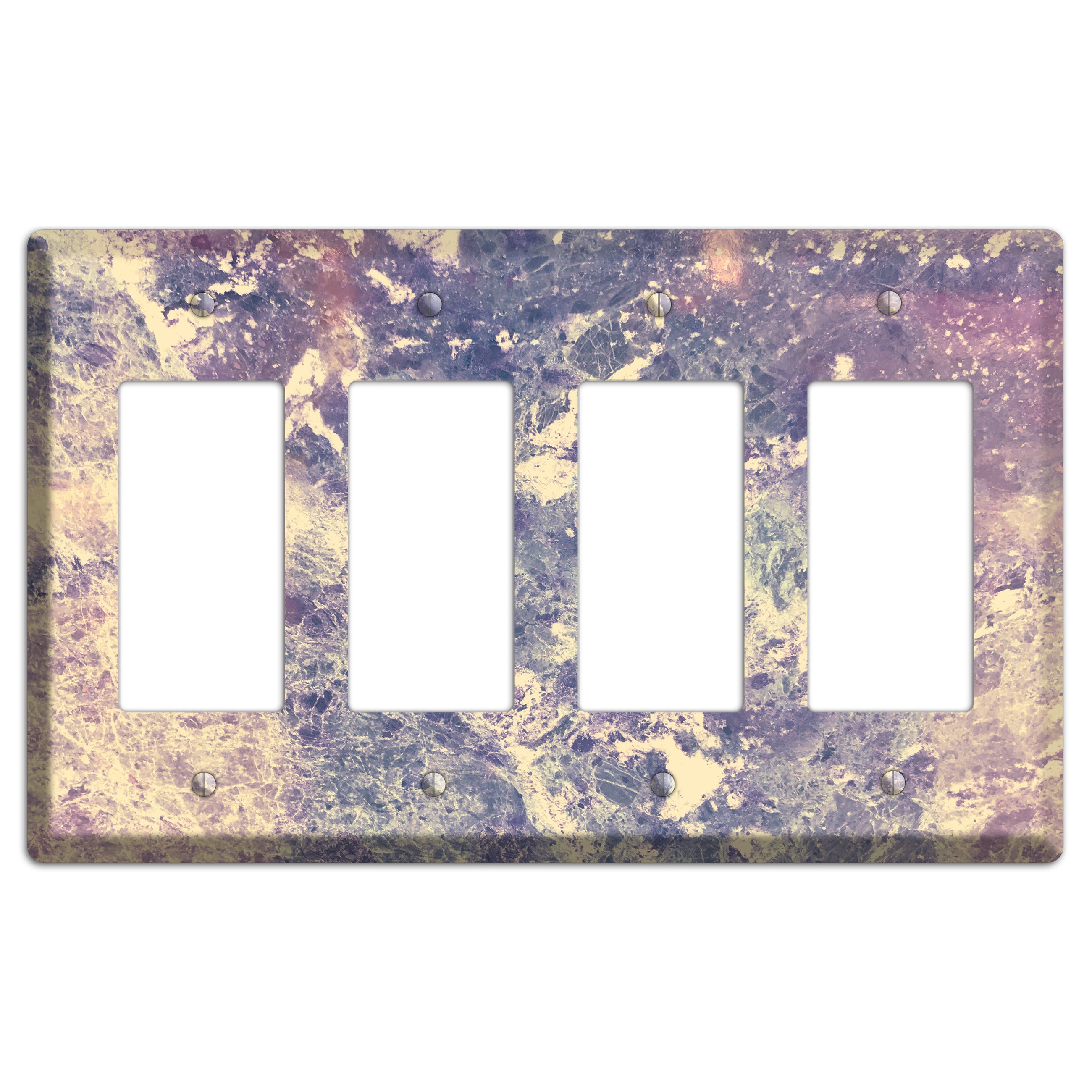 Manatee Marble 4 Rocker Wallplate