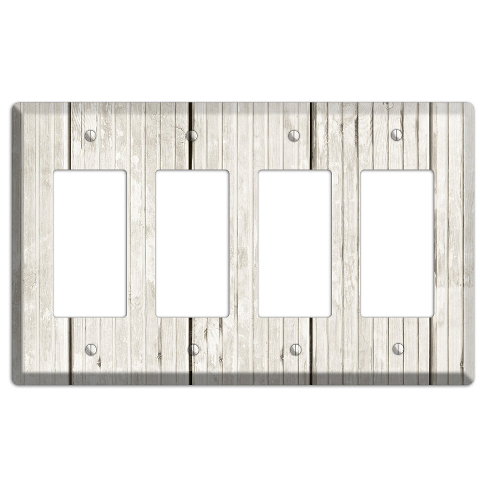 Cararra Antique 4 Rocker Wallplate