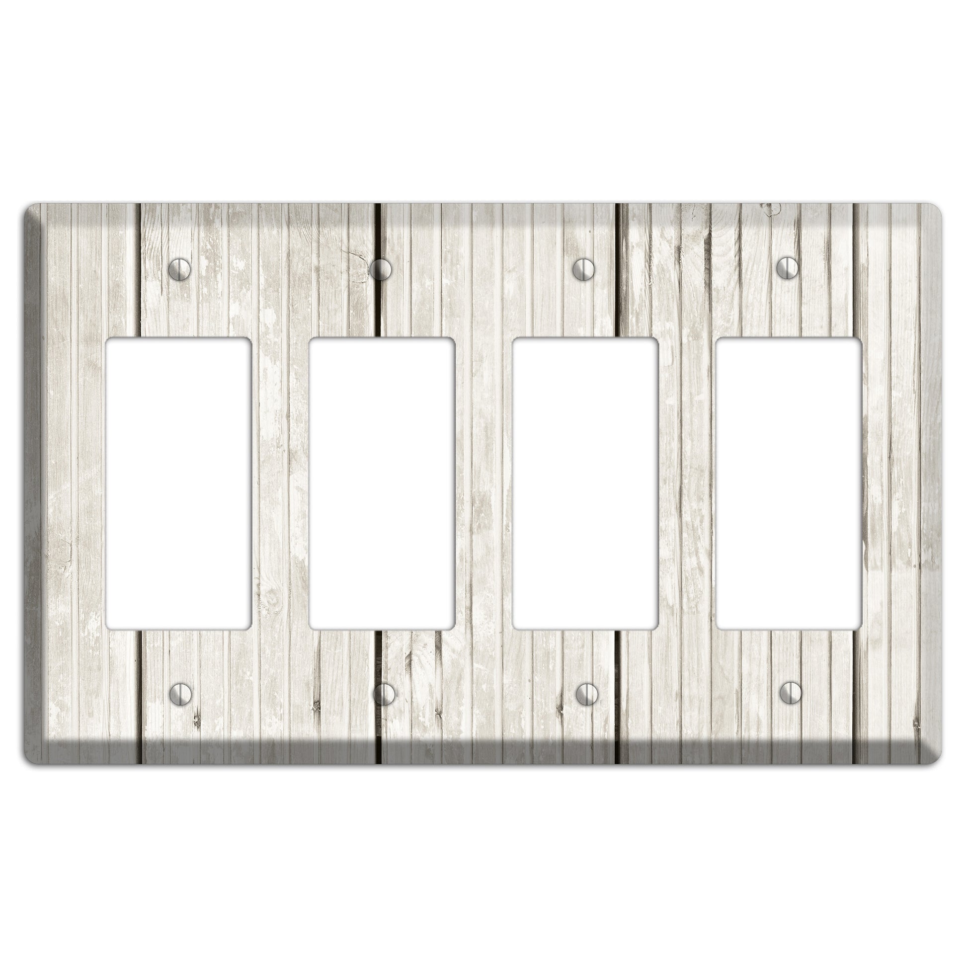 Cararra Antique 4 Rocker Wallplate