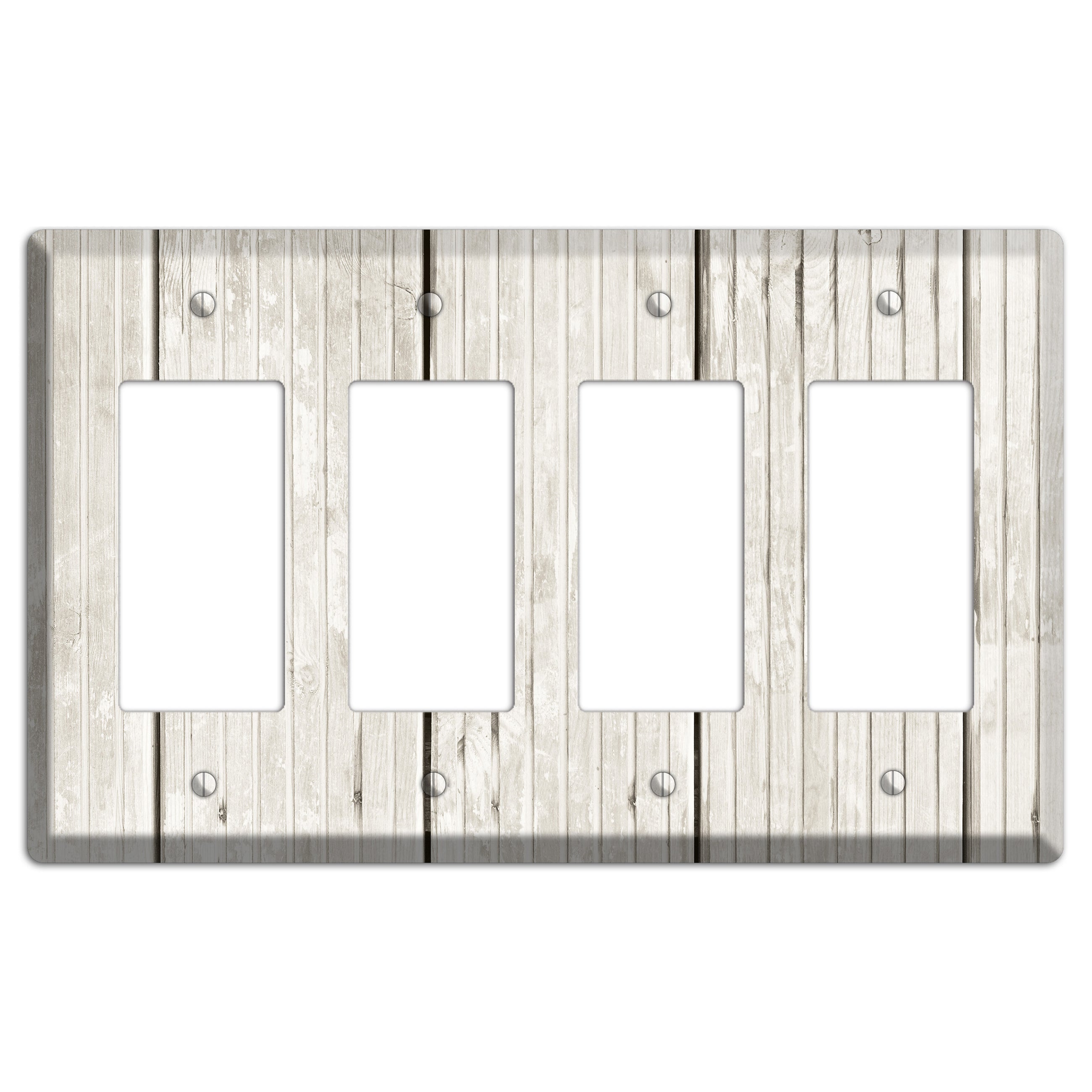 Cararra Antique 4 Rocker Wallplate