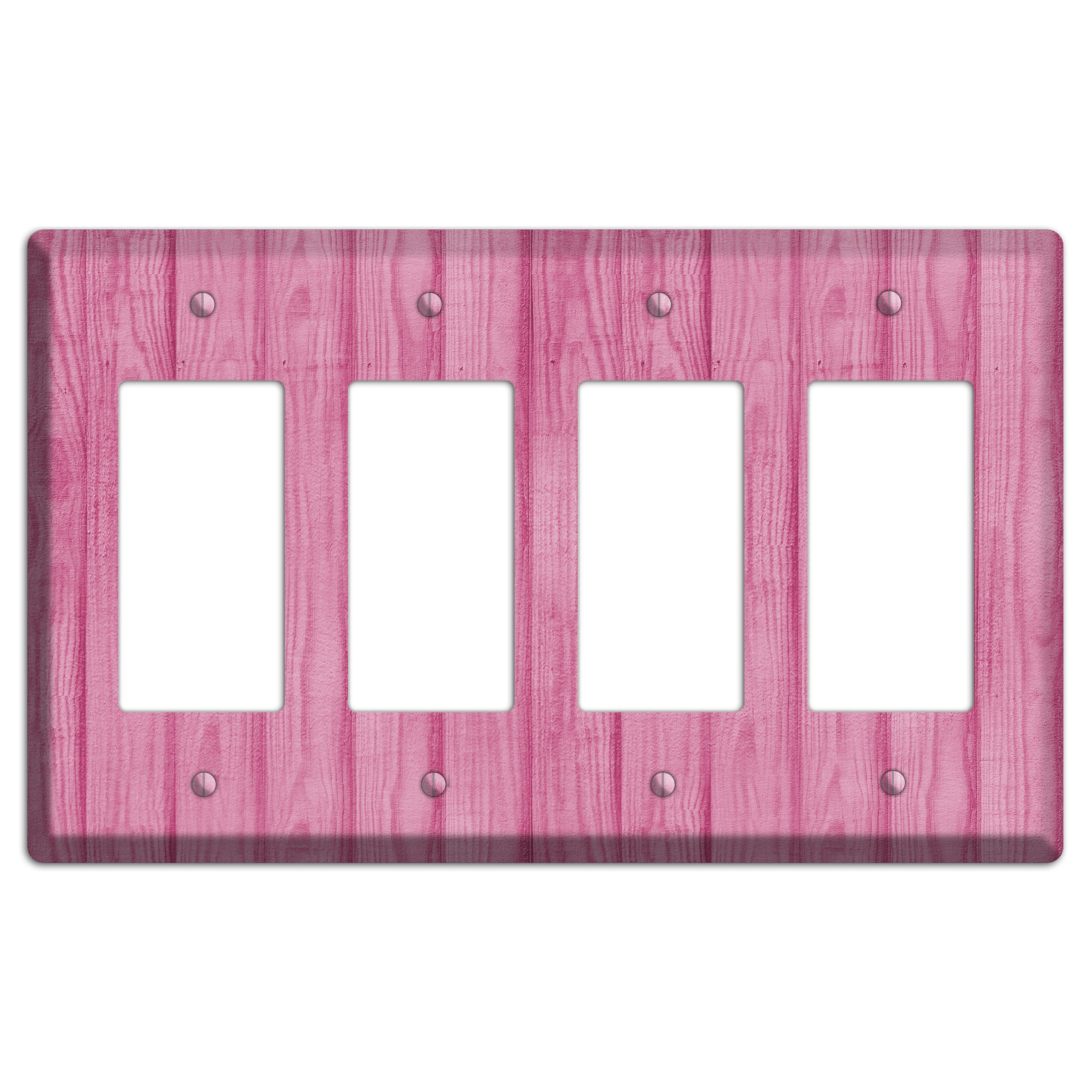 Can Can Pink Texture 4 Rocker Wallplate