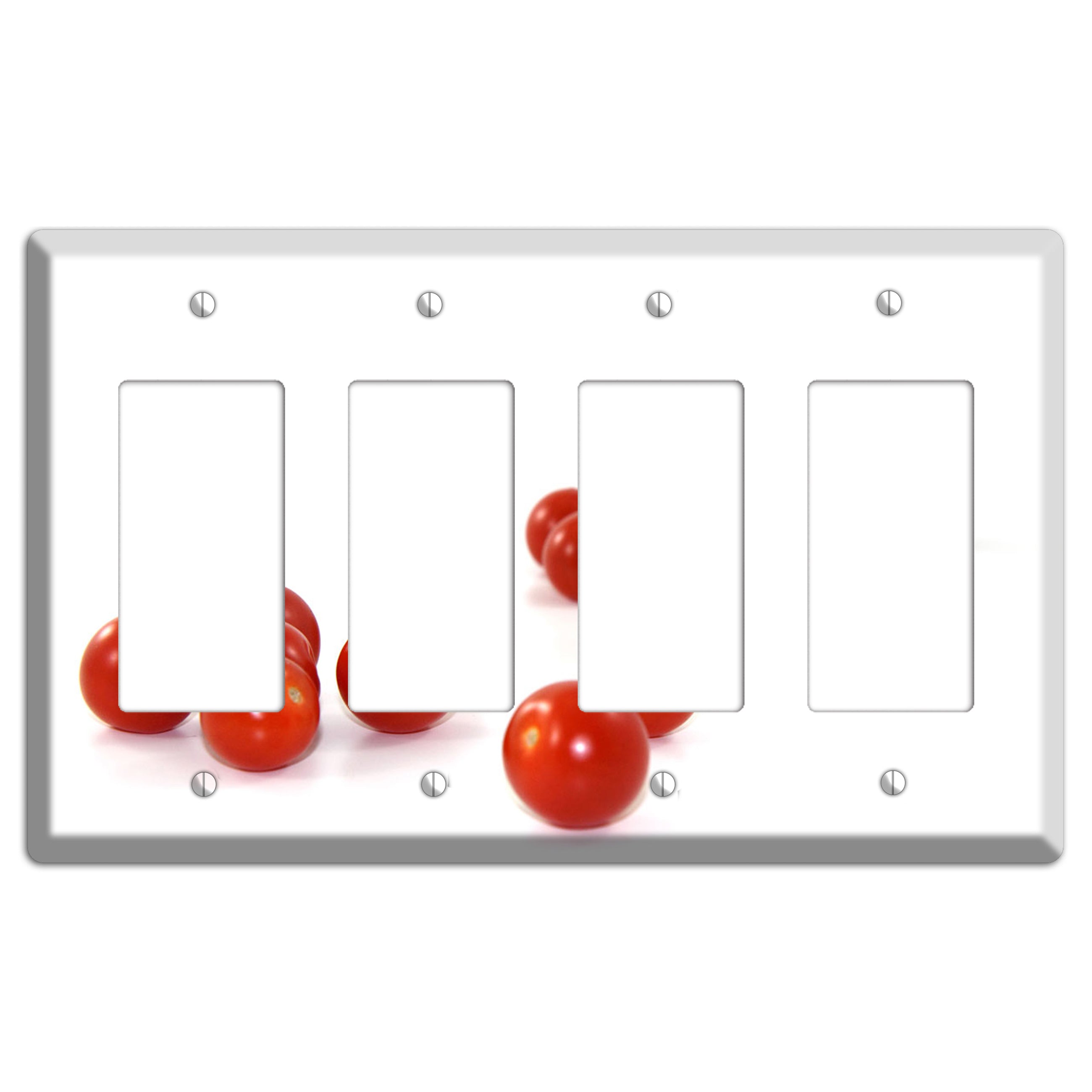 Tomaotes Small 4 Rocker Wallplate