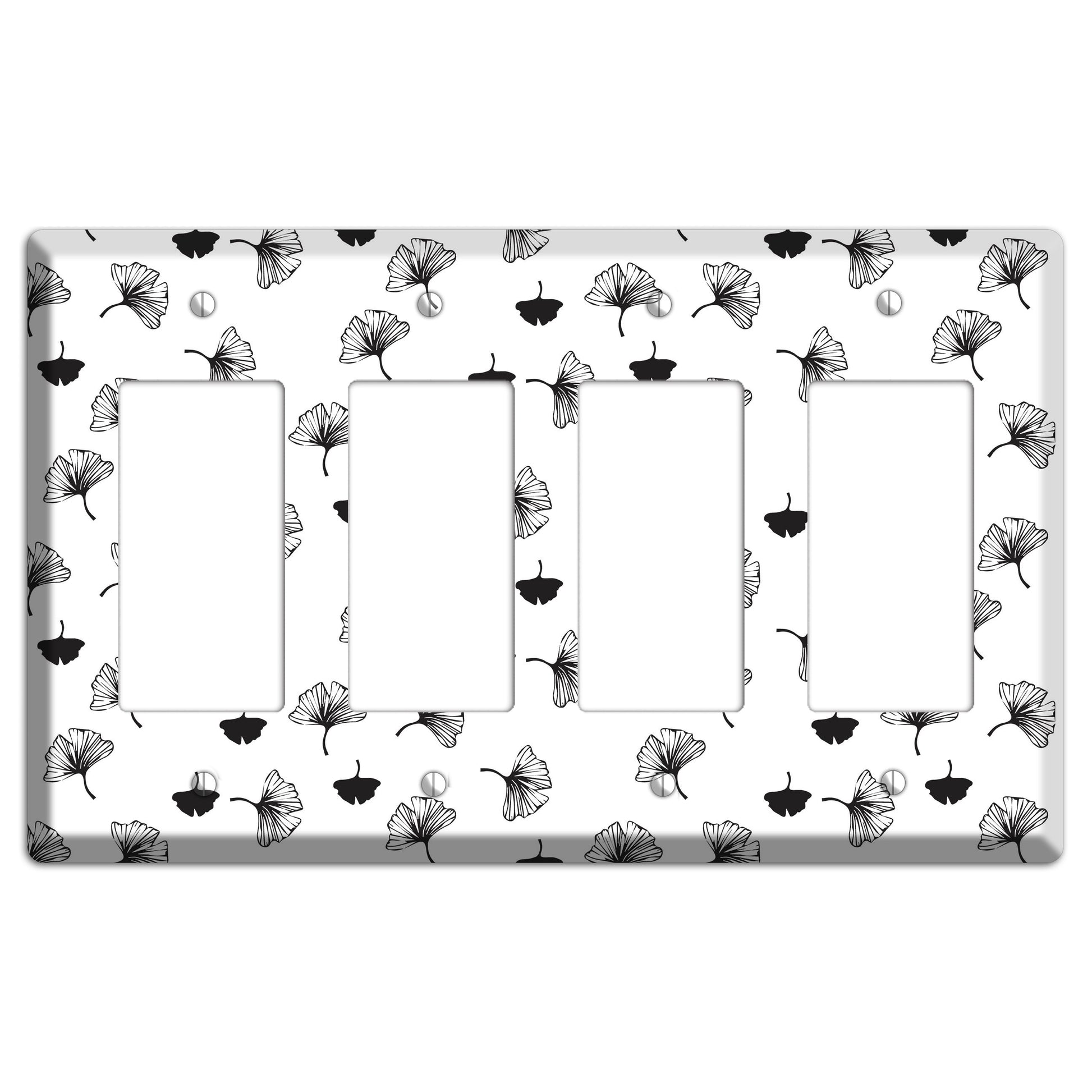 Leaves Style G 4 Rocker Wallplate