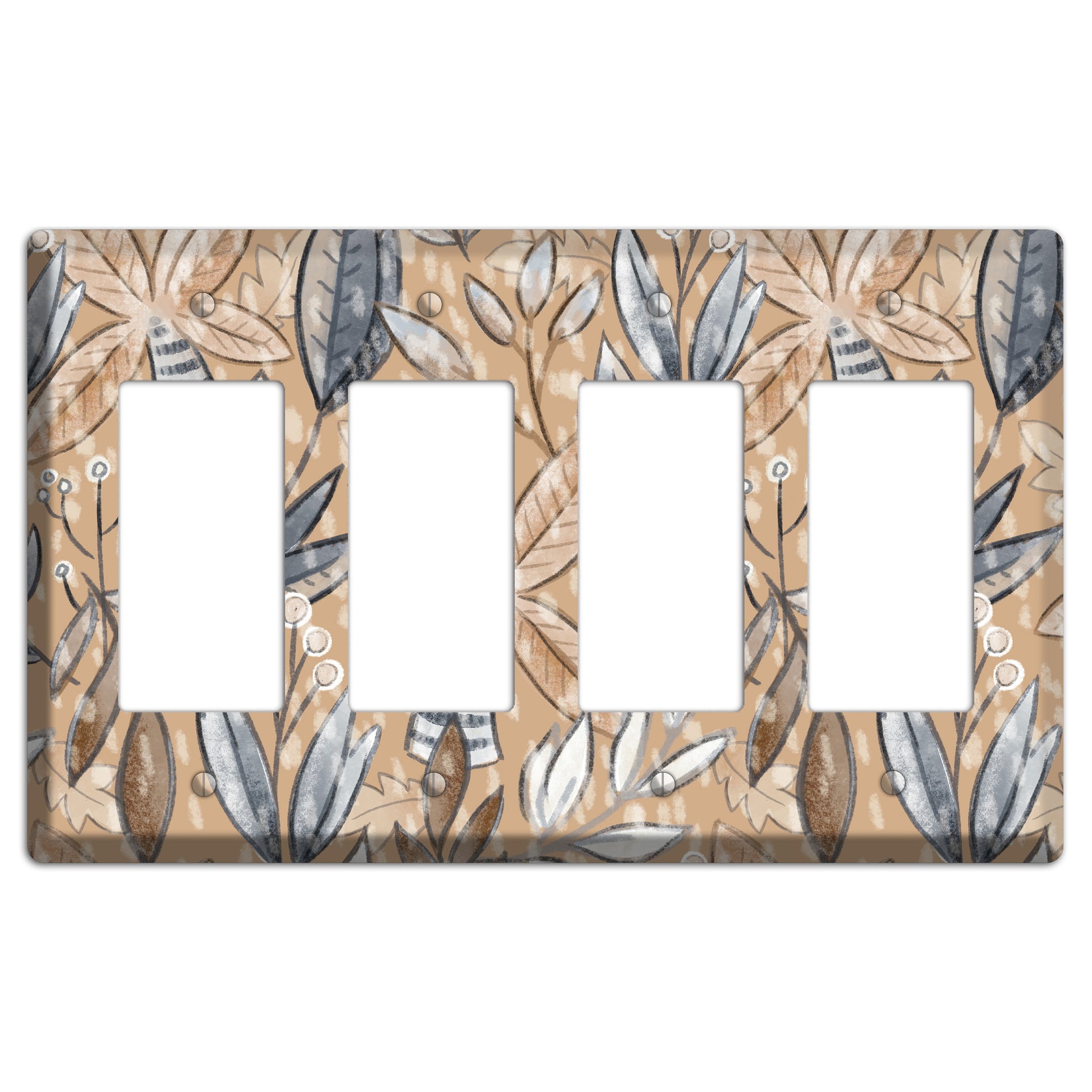 Autumn Leaves 4 Rocker Wallplate