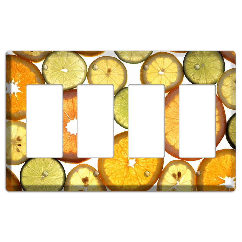 Fruit 4 Rocker Wallplate