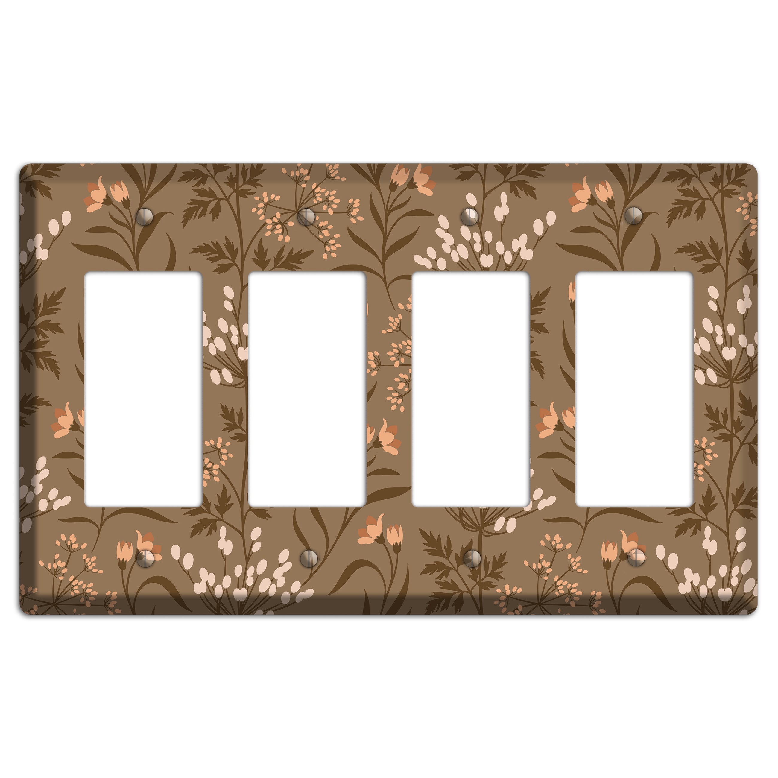 Fall Floral 2 4 Rocker Wallplate