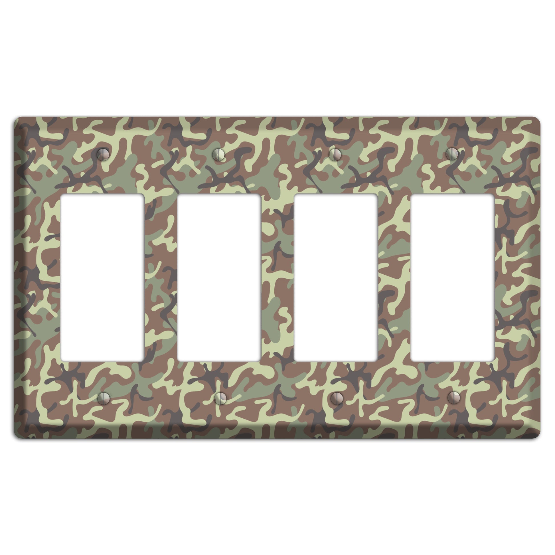 Jungle 1948 Camo 4 Rocker Wallplate