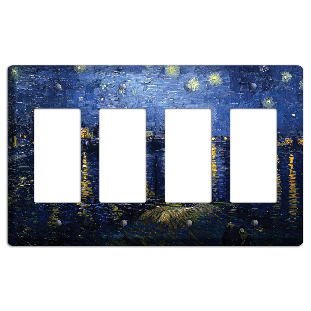 Vincent Van Gogh 4 Rocker Wallplate