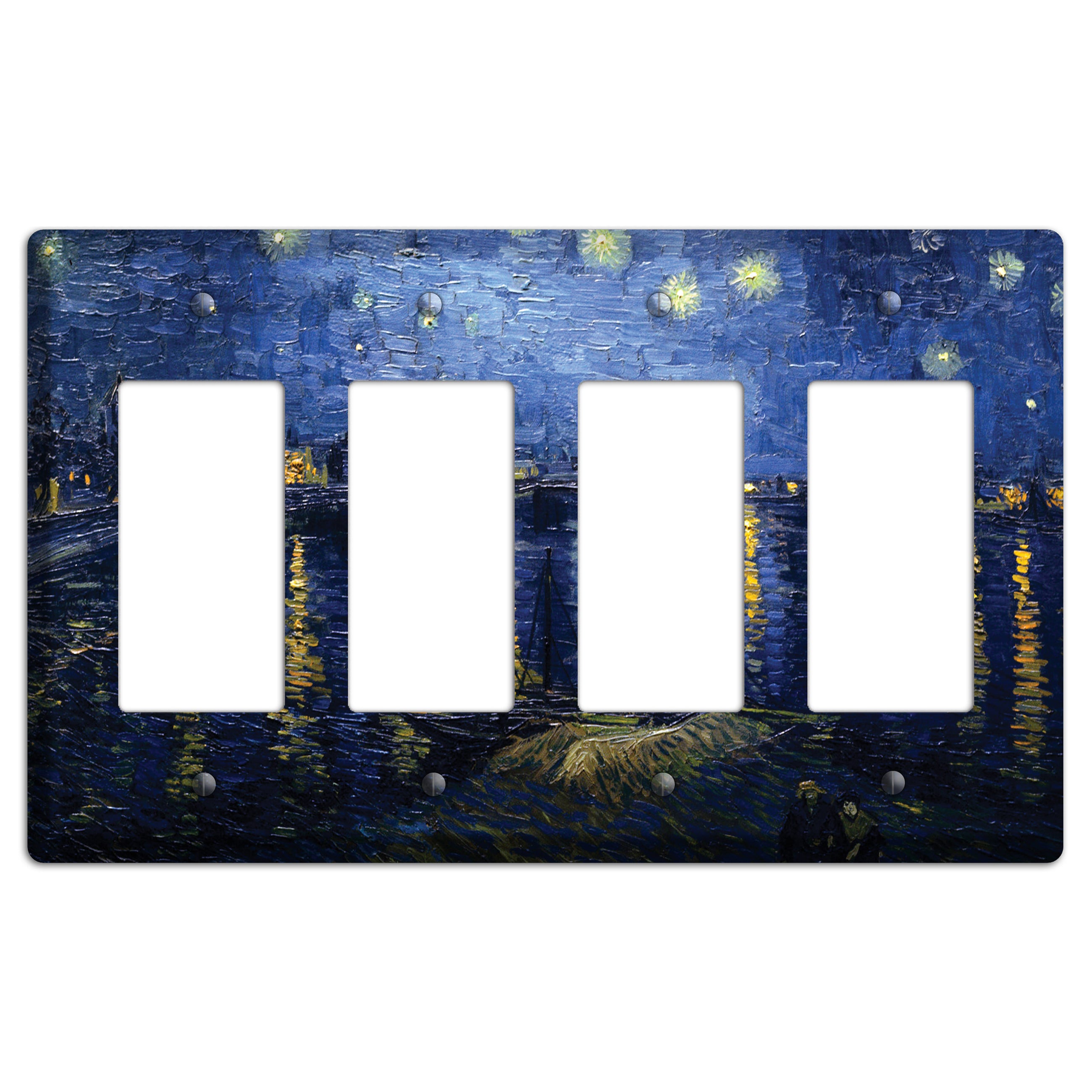 Vincent Van Gogh 4 Rocker Wallplate