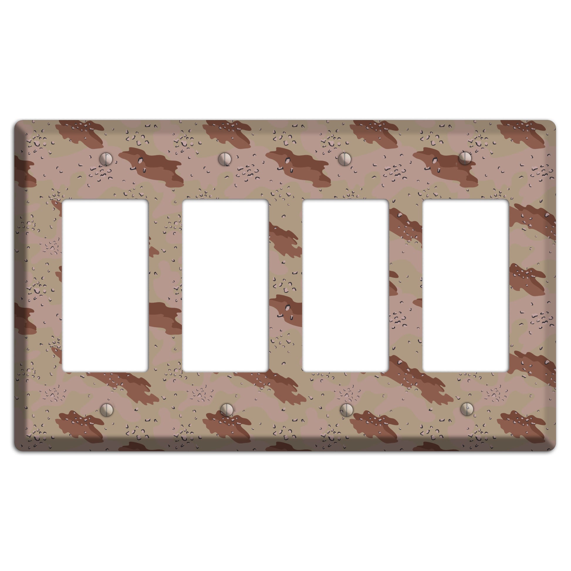 Chocolate Chip Camo 4 Rocker Wallplate