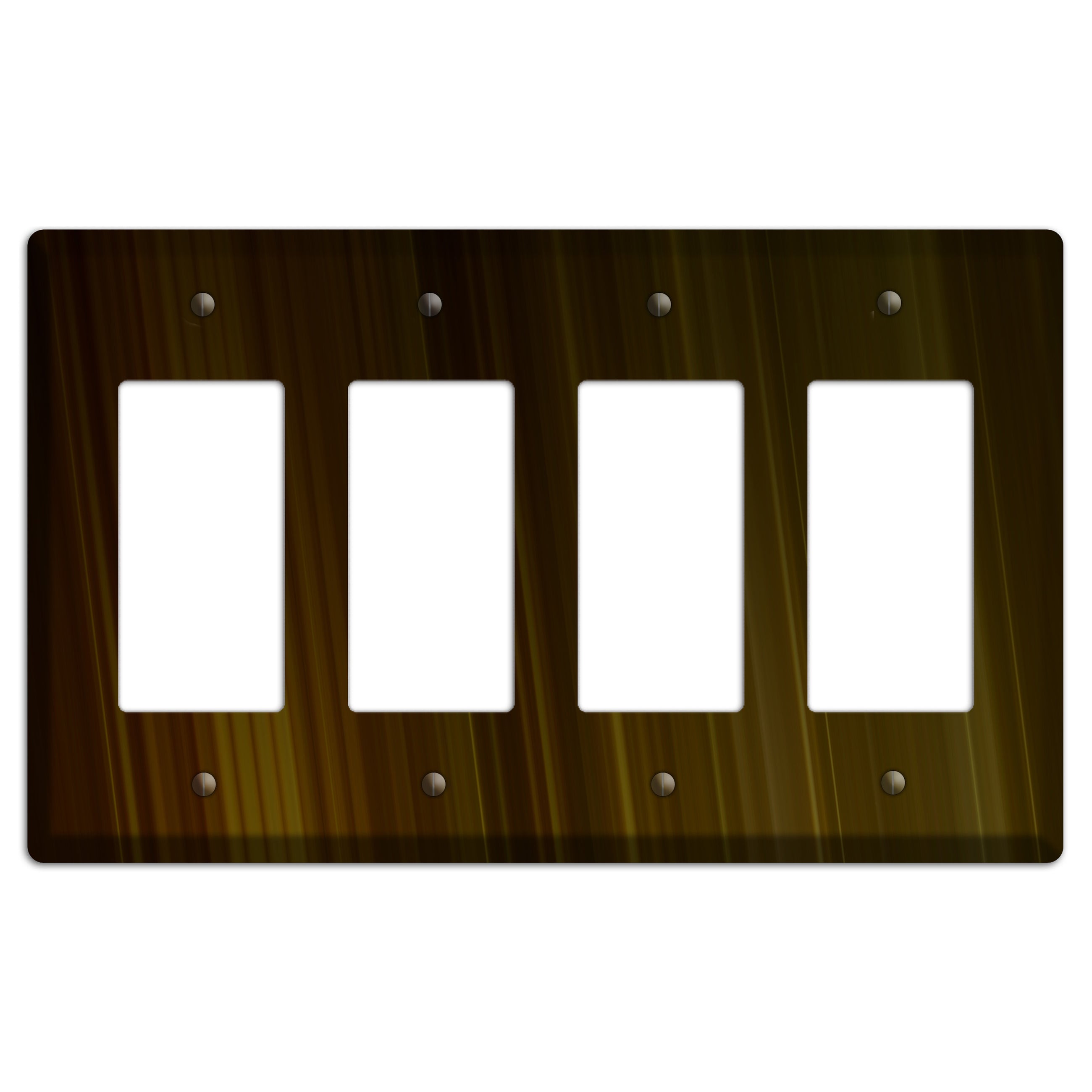 Brown Ray of Light 4 Rocker Wallplate