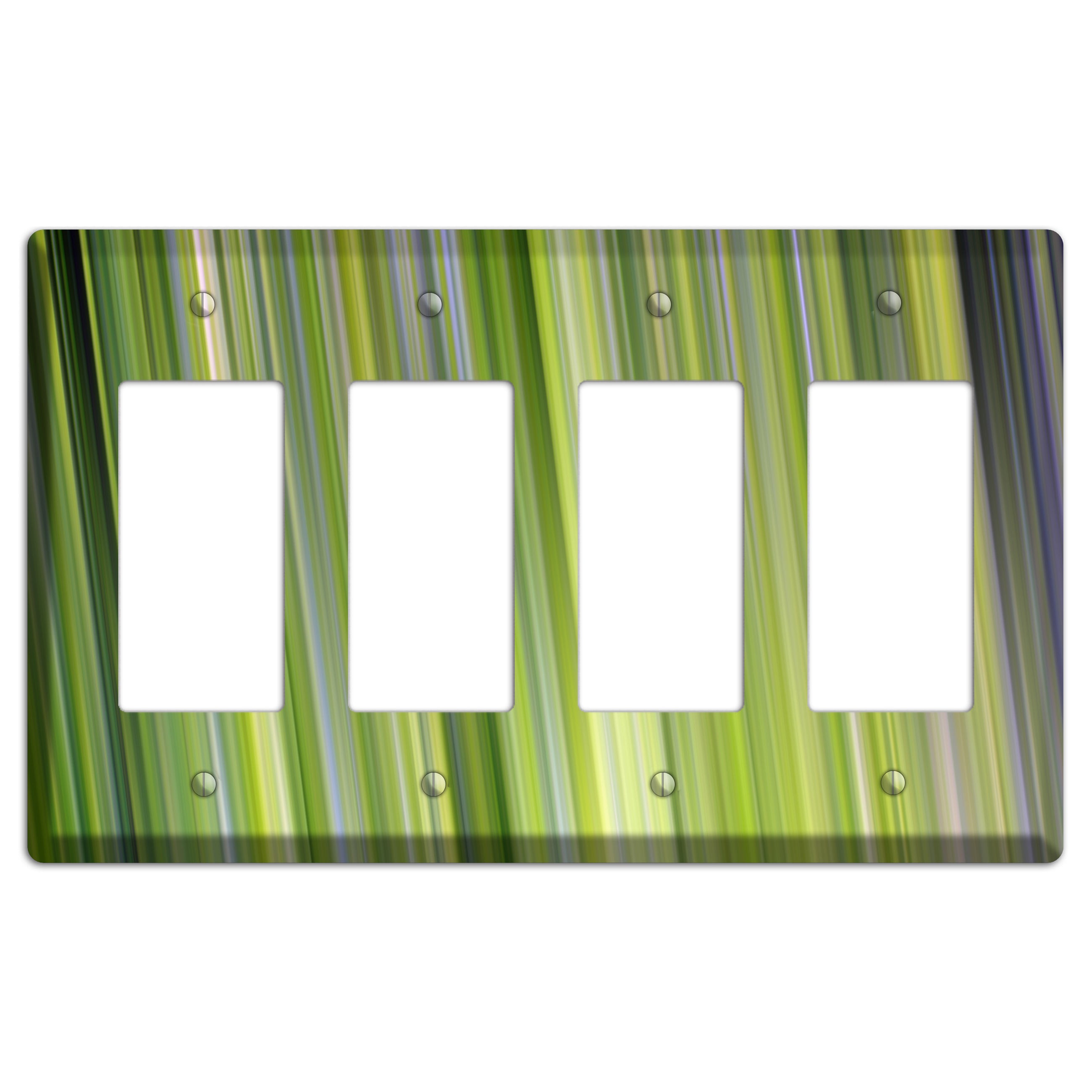 Green Ray of Light 4 Rocker Wallplate