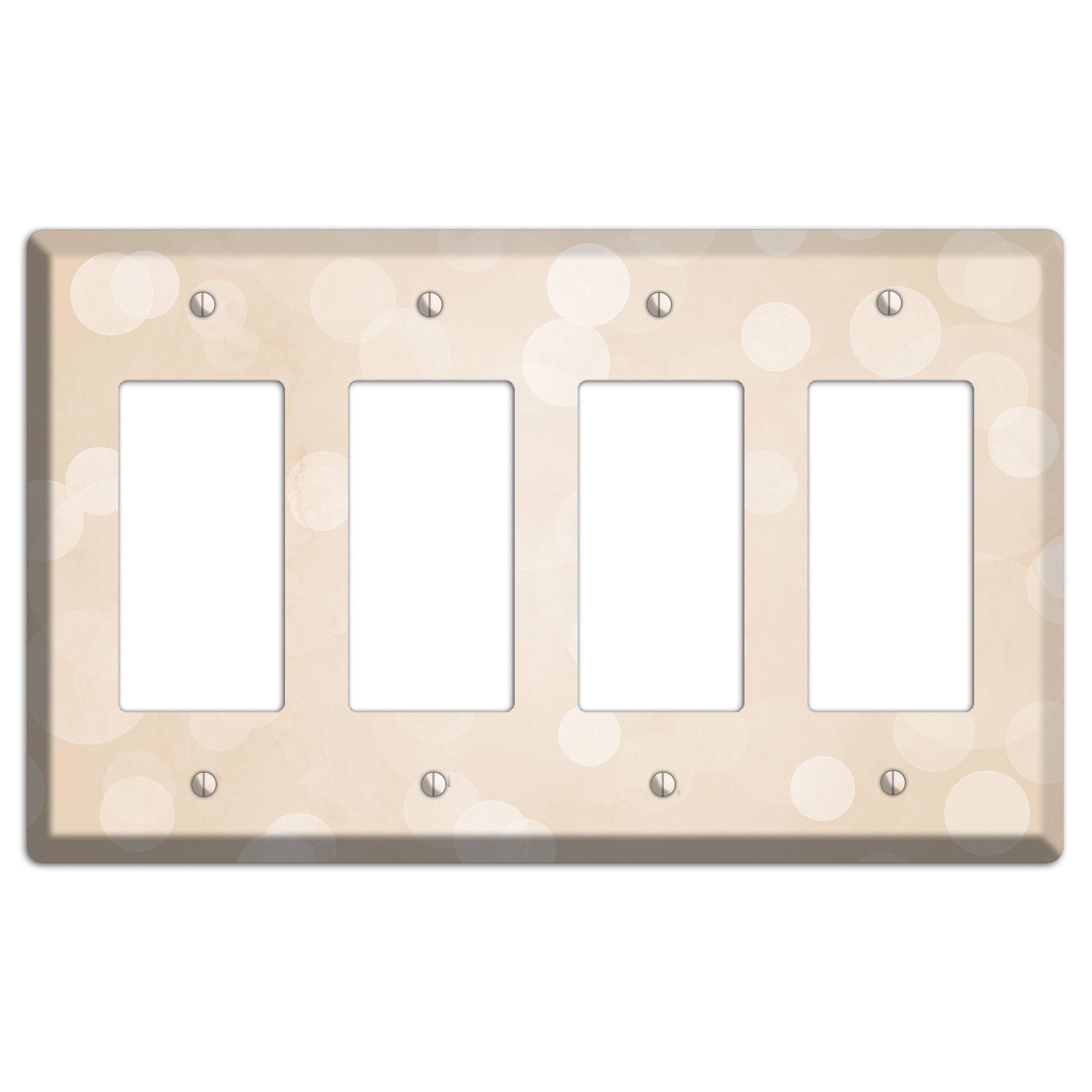 Parchment Neutral Texture 4 Rocker Wallplate