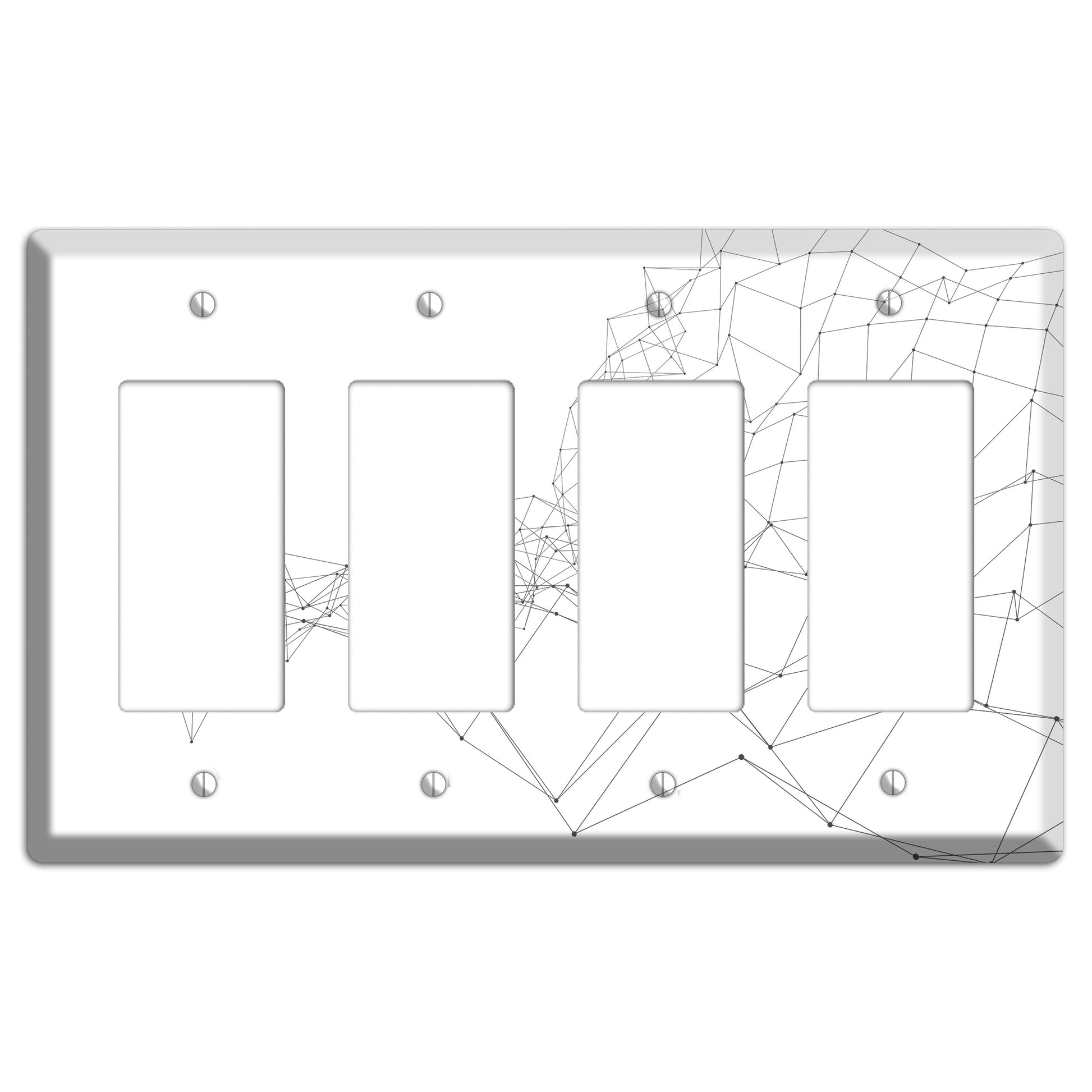 Ink Brushstrokes 7 4 Rocker Wallplate